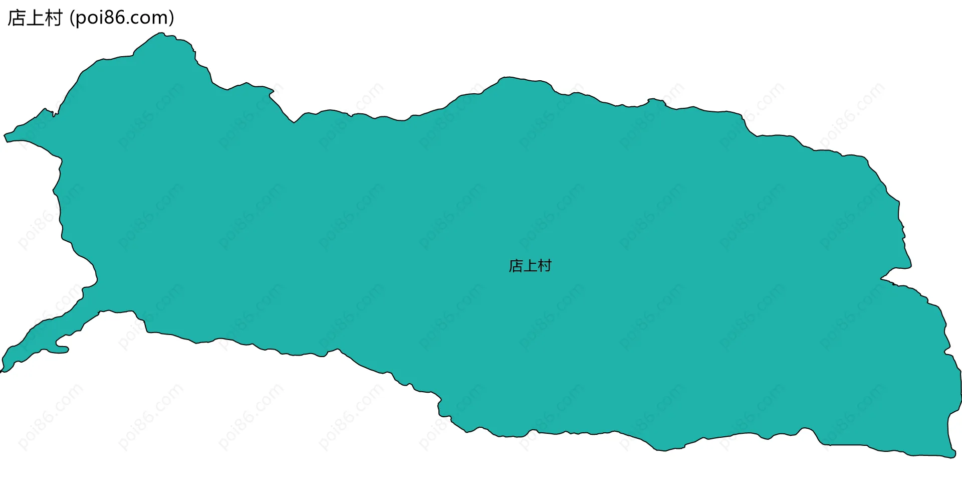 店上村边界地图