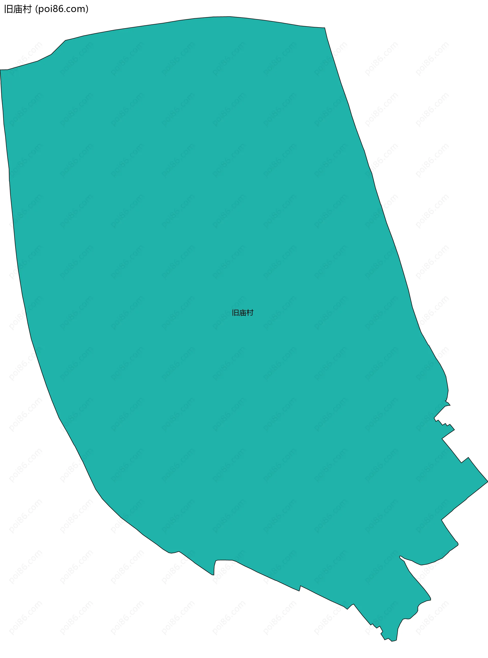 旧庙村边界地图