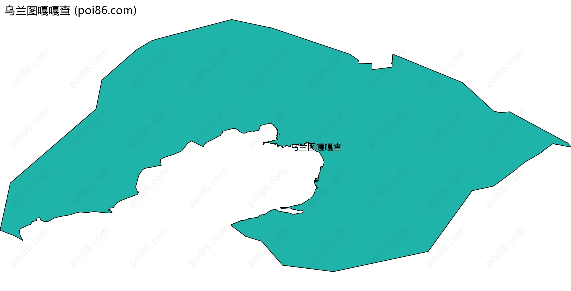 乌兰图嘎嘎查边界地图