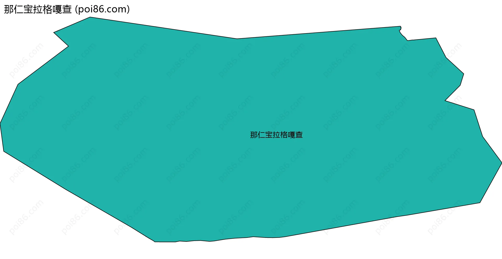 那仁宝拉格嘎查边界地图