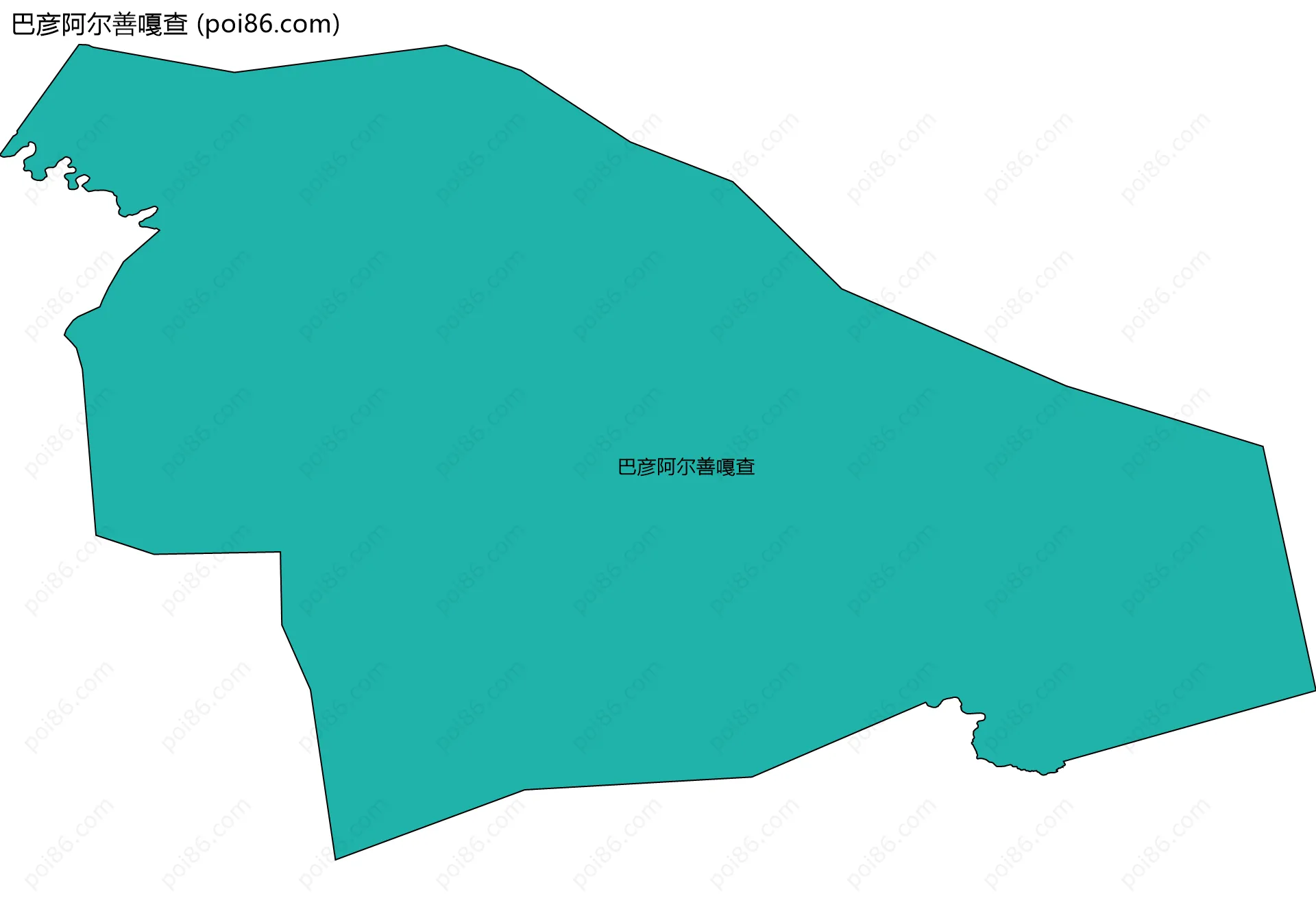 巴彦阿尔善嘎查边界地图