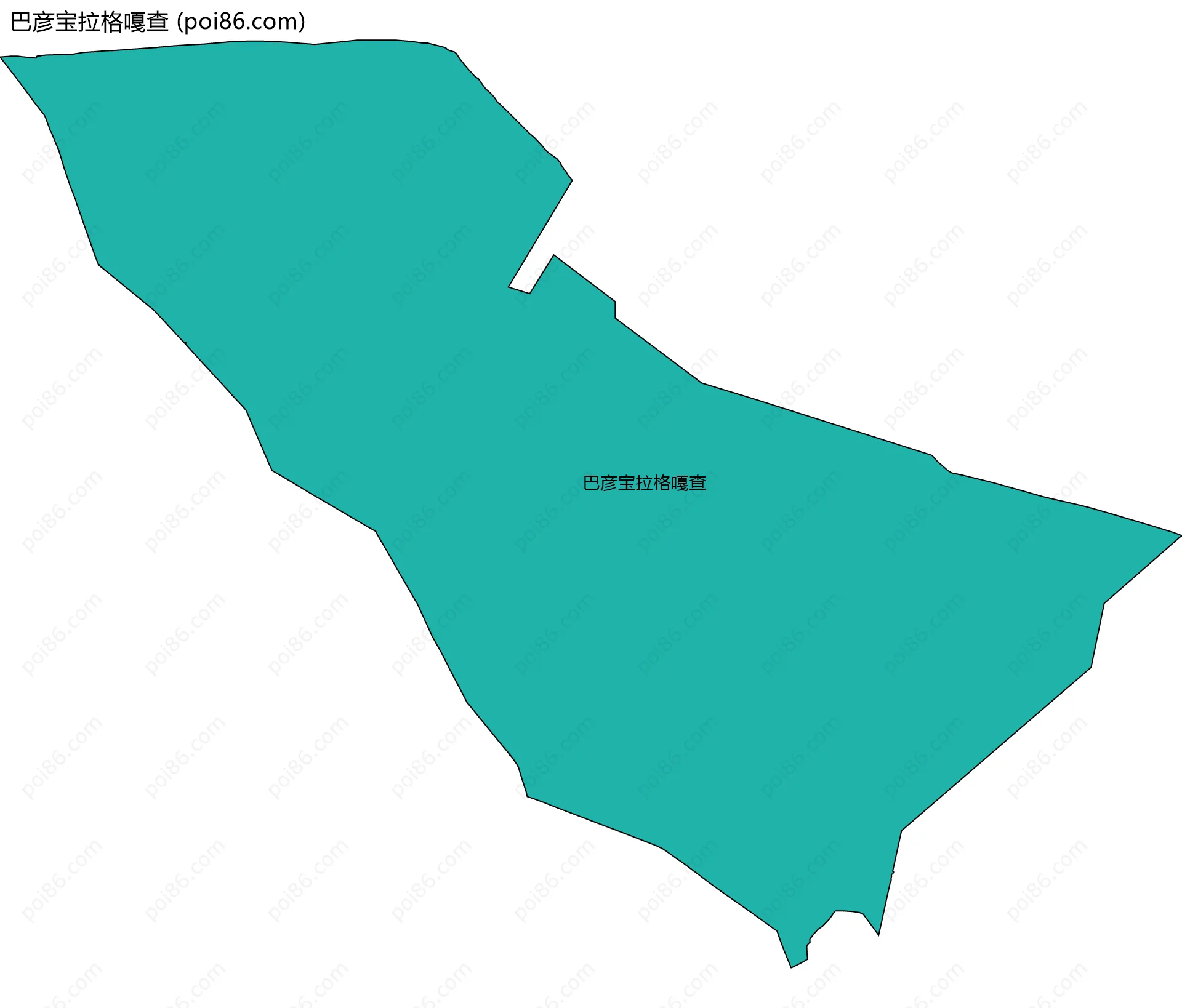 巴彦宝拉格嘎查边界地图