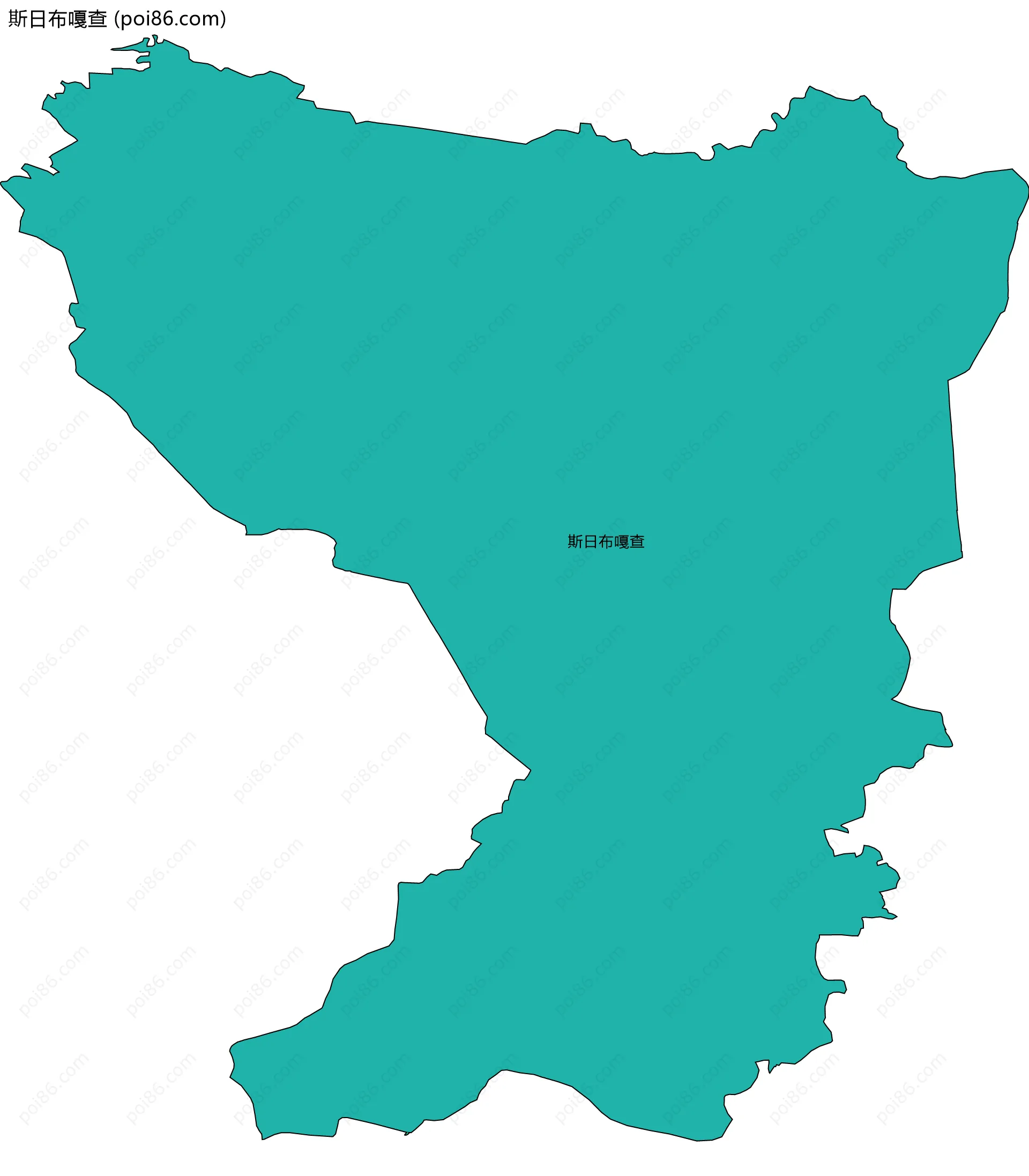 斯日布嘎查边界地图