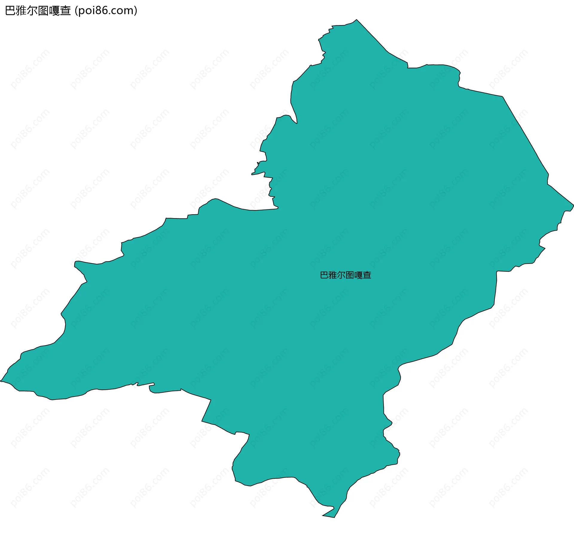 巴雅尔图嘎查边界地图