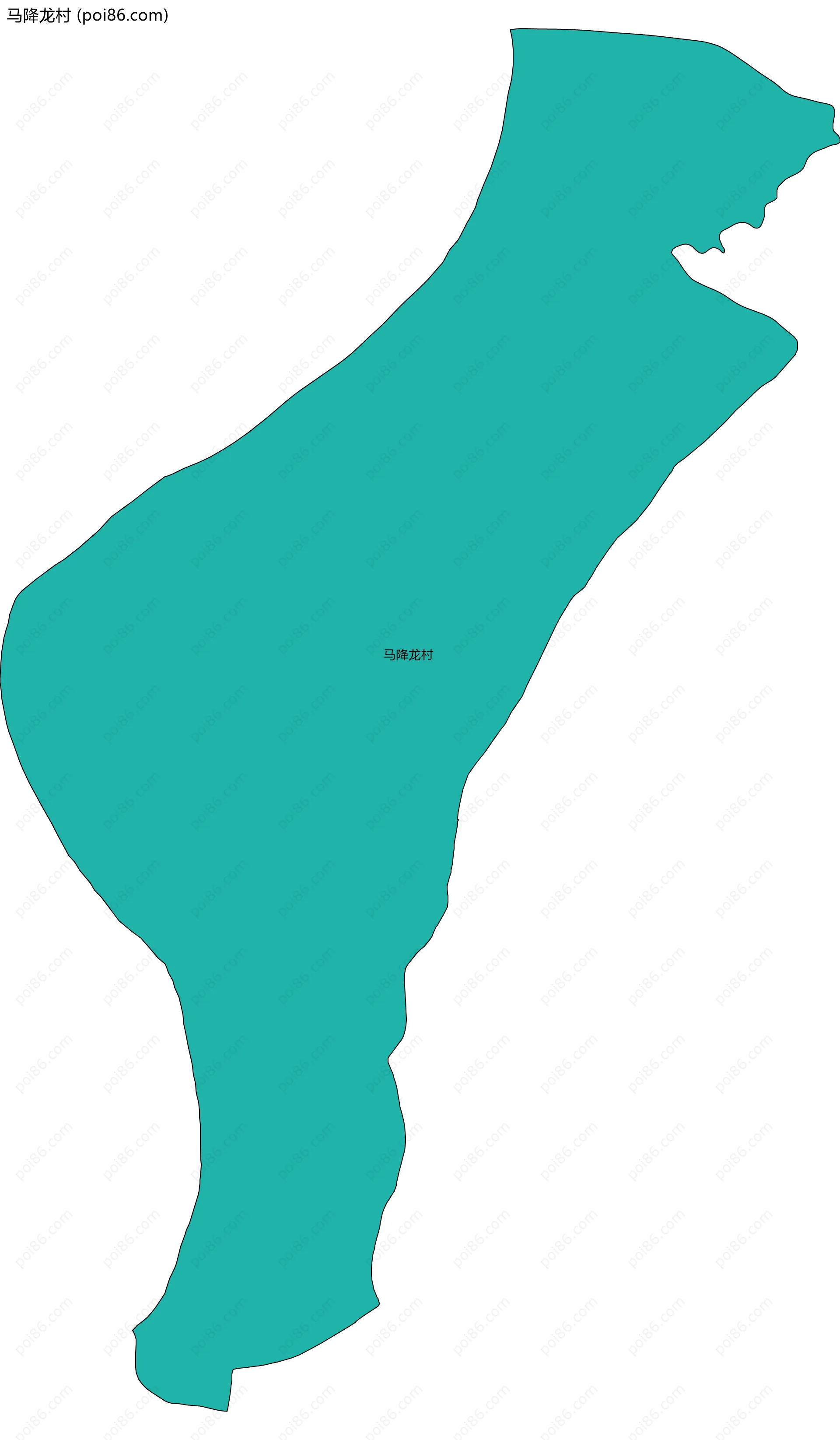 马降龙村边界地图