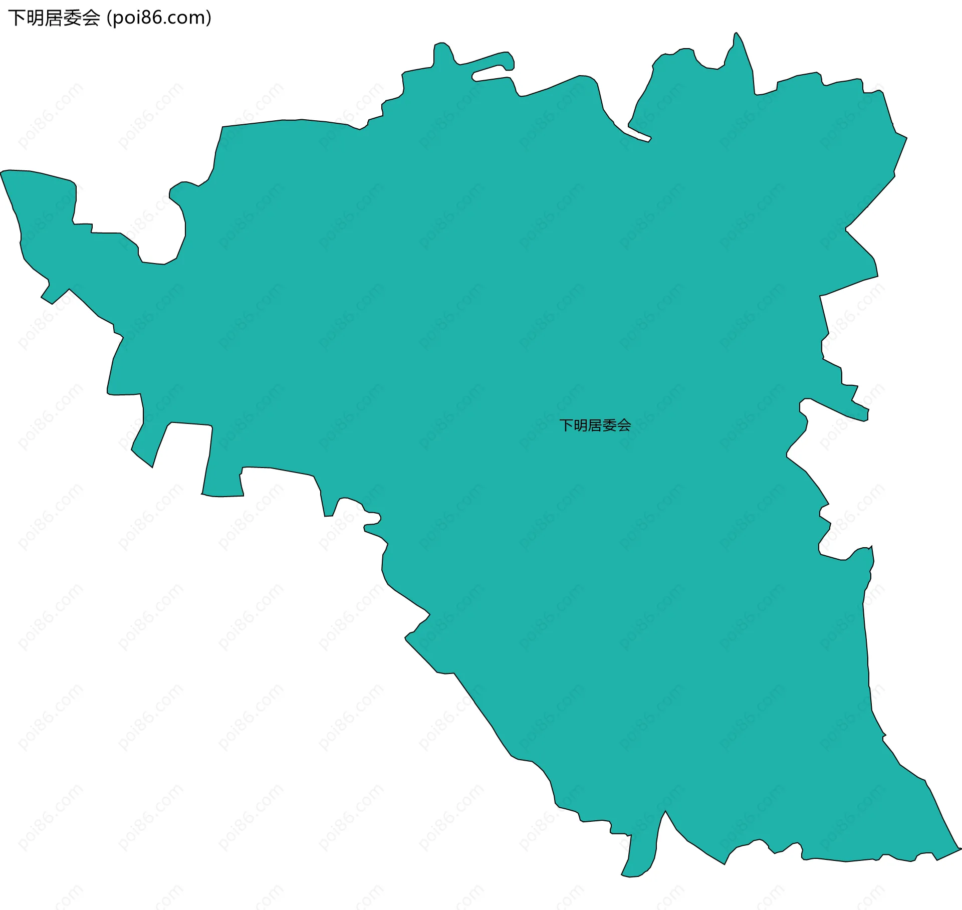 下明居委会边界地图