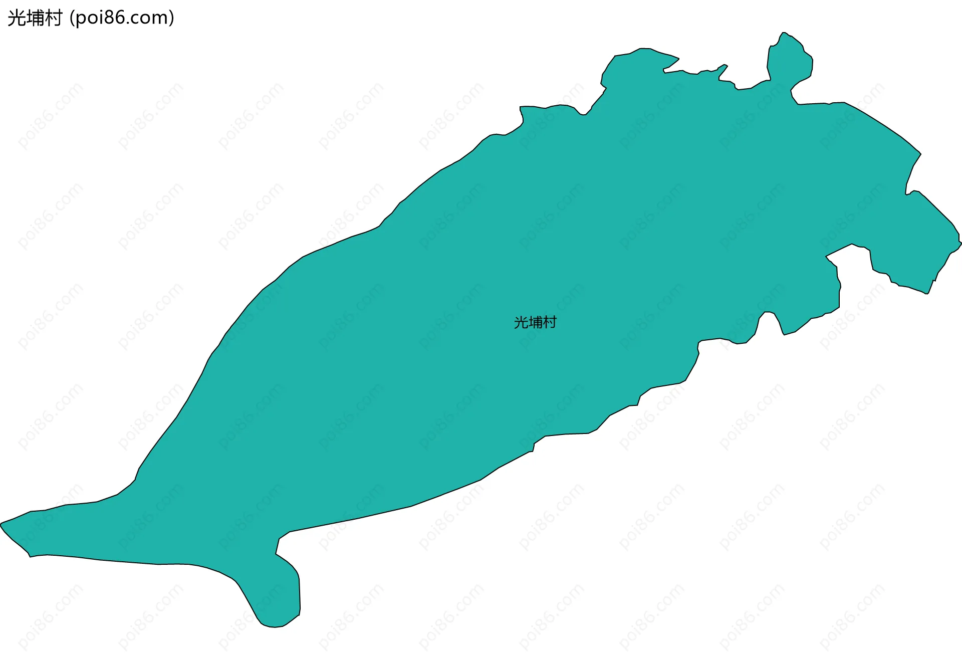 光埔村边界地图