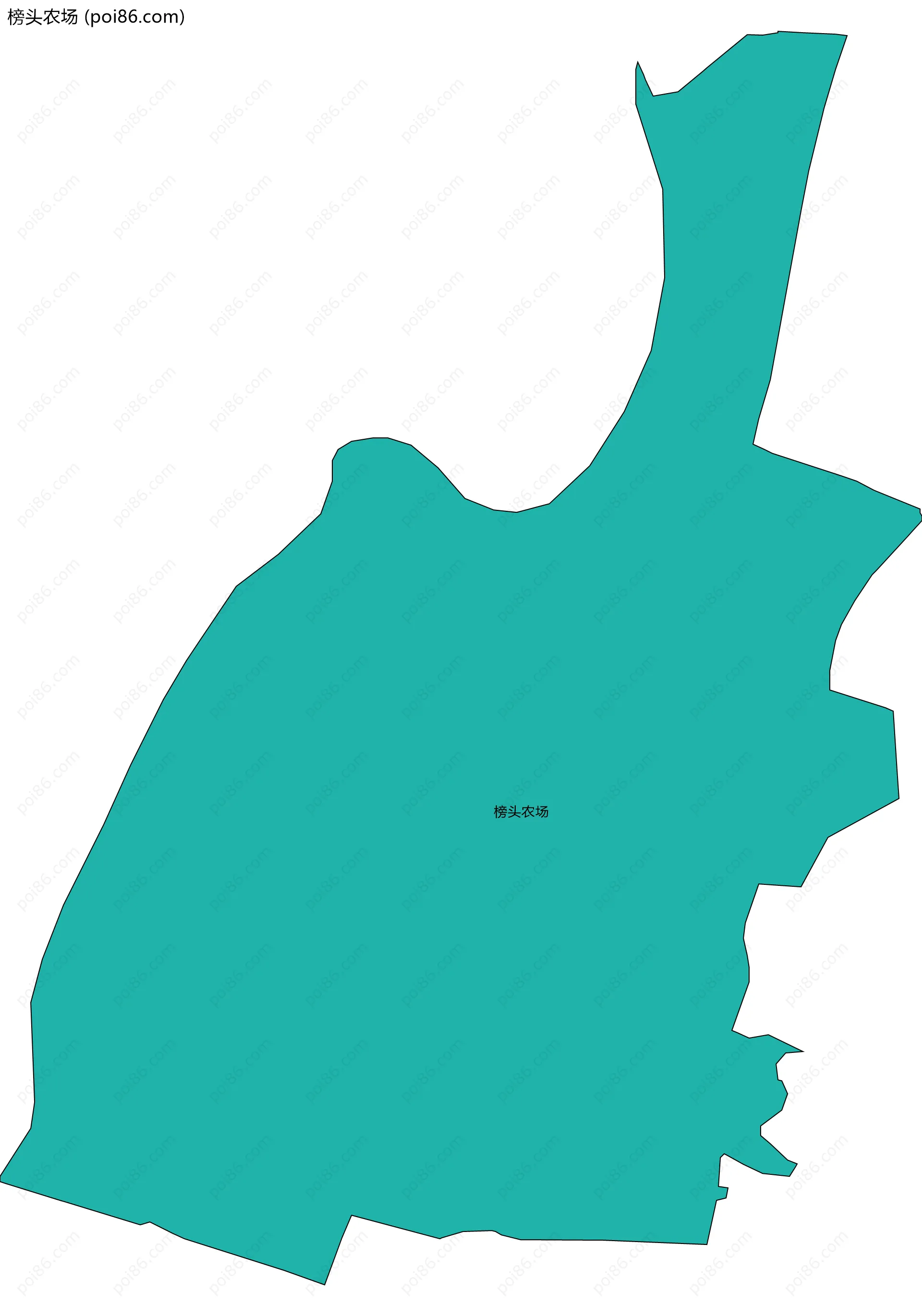 榜头农场边界地图