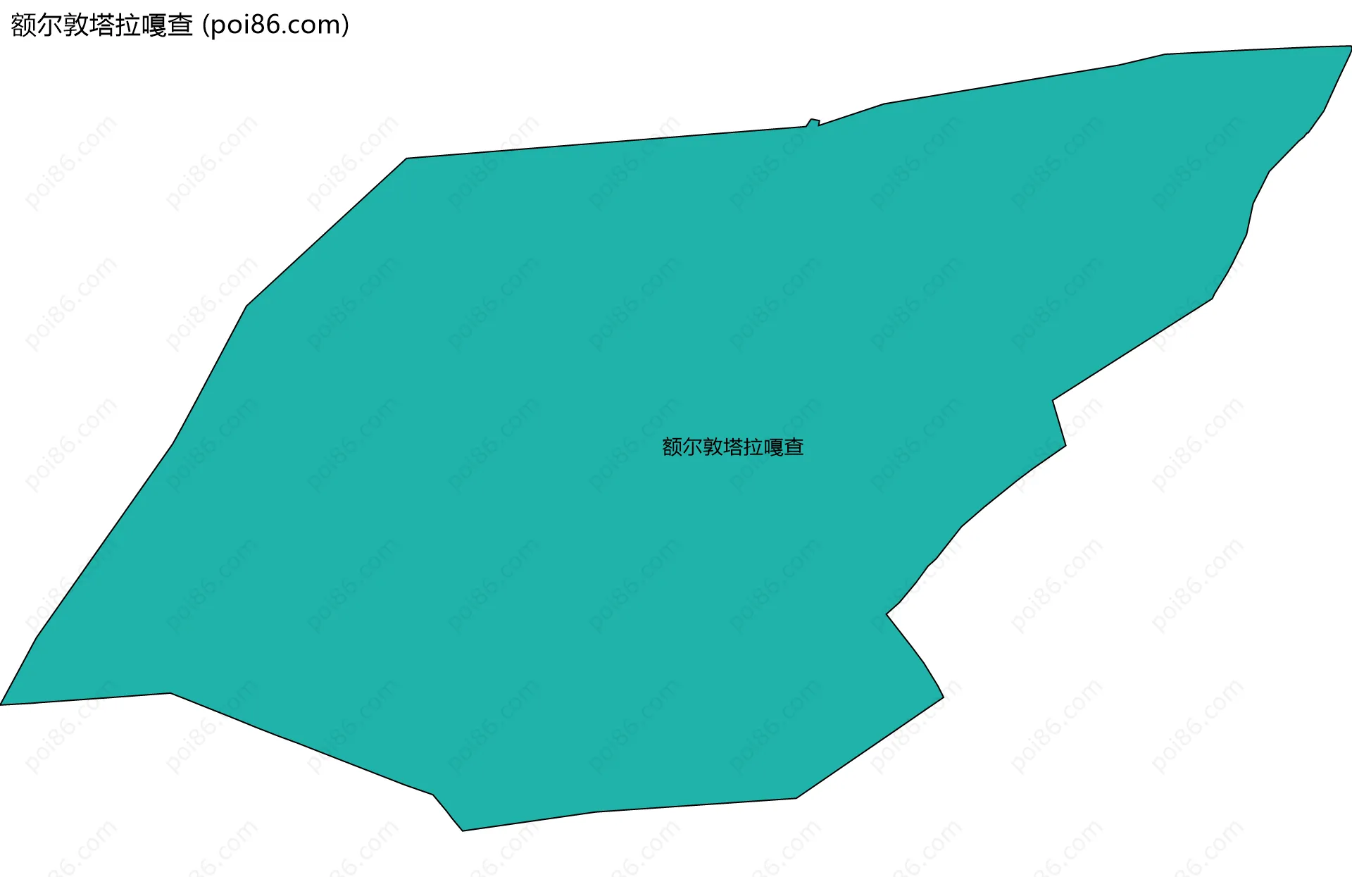 额尔敦塔拉嘎查边界地图