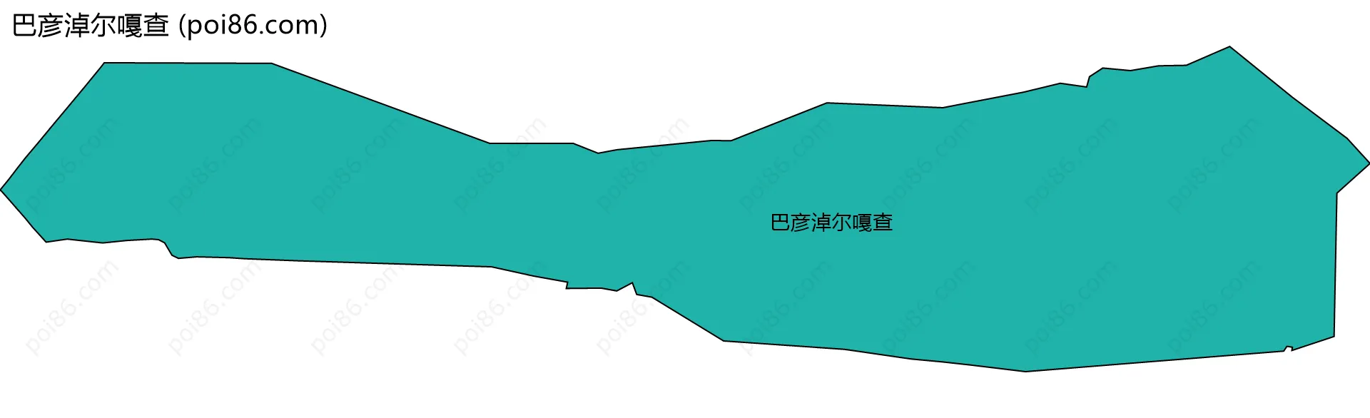 巴彦淖尔嘎查边界地图
