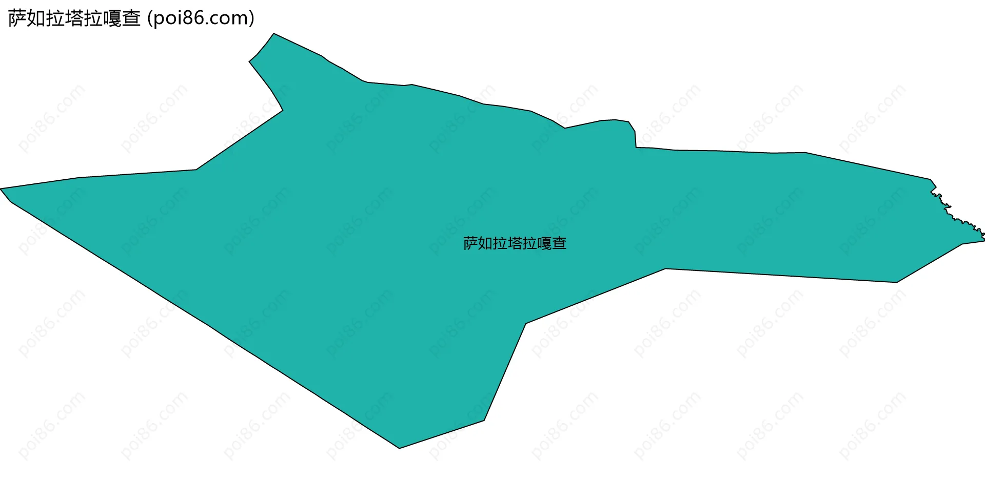 萨如拉塔拉嘎查边界地图