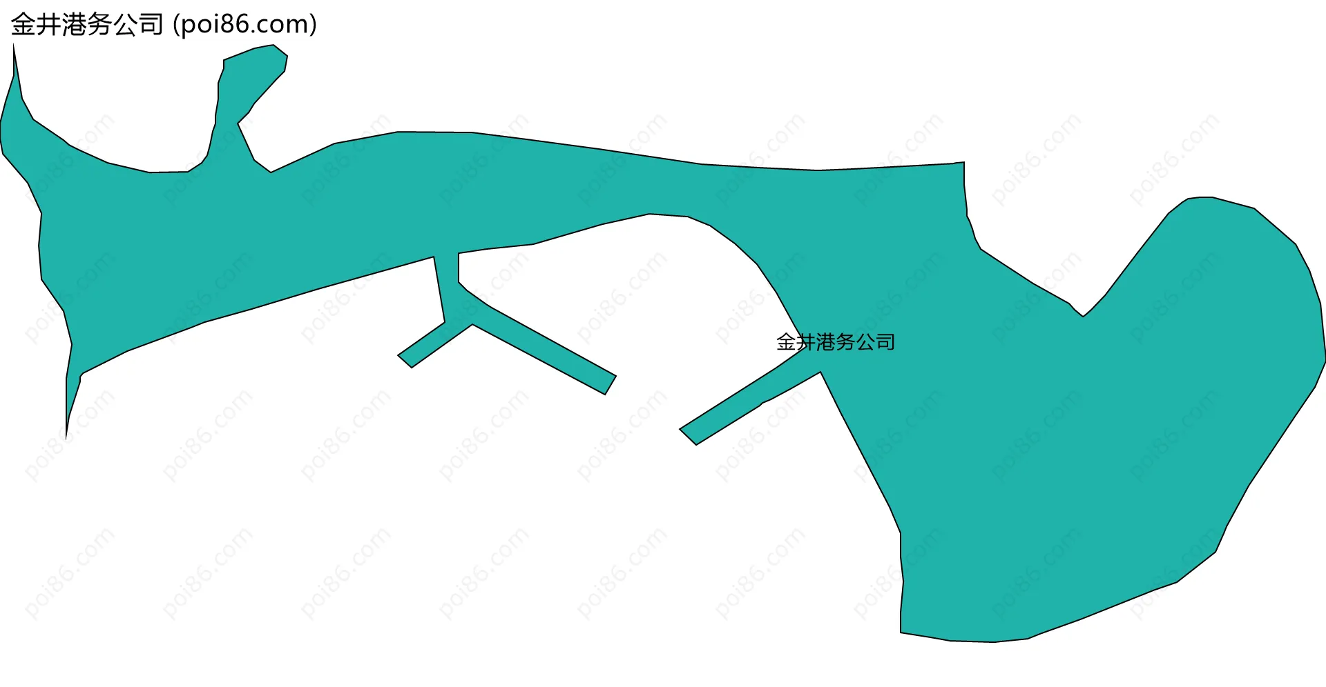 金井港务公司边界地图