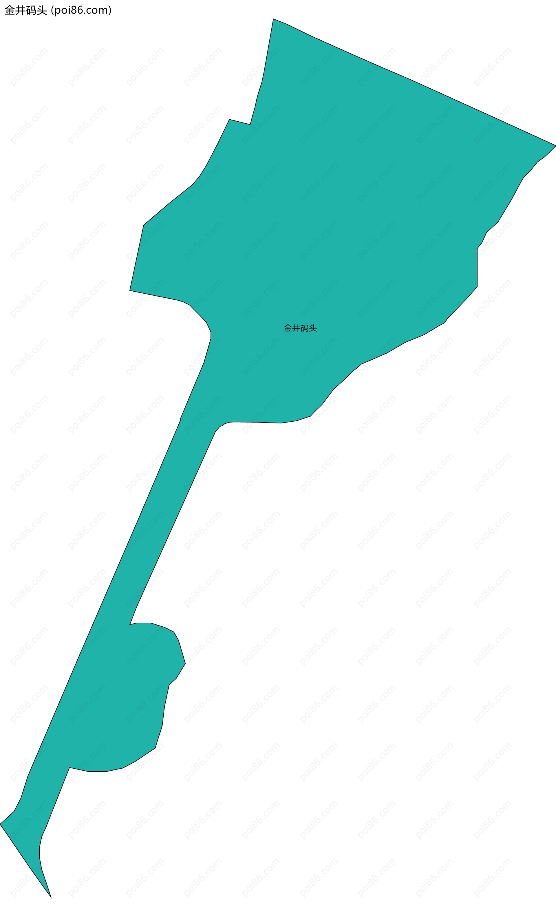 金井码头边界地图