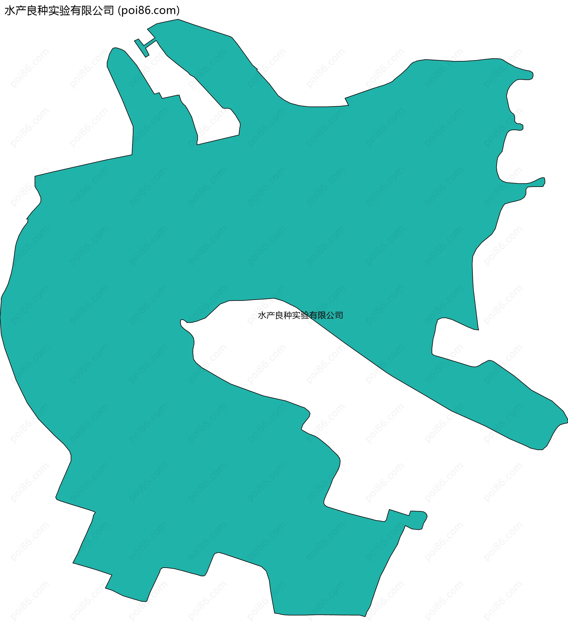 水产良种实验有限公司边界地图
