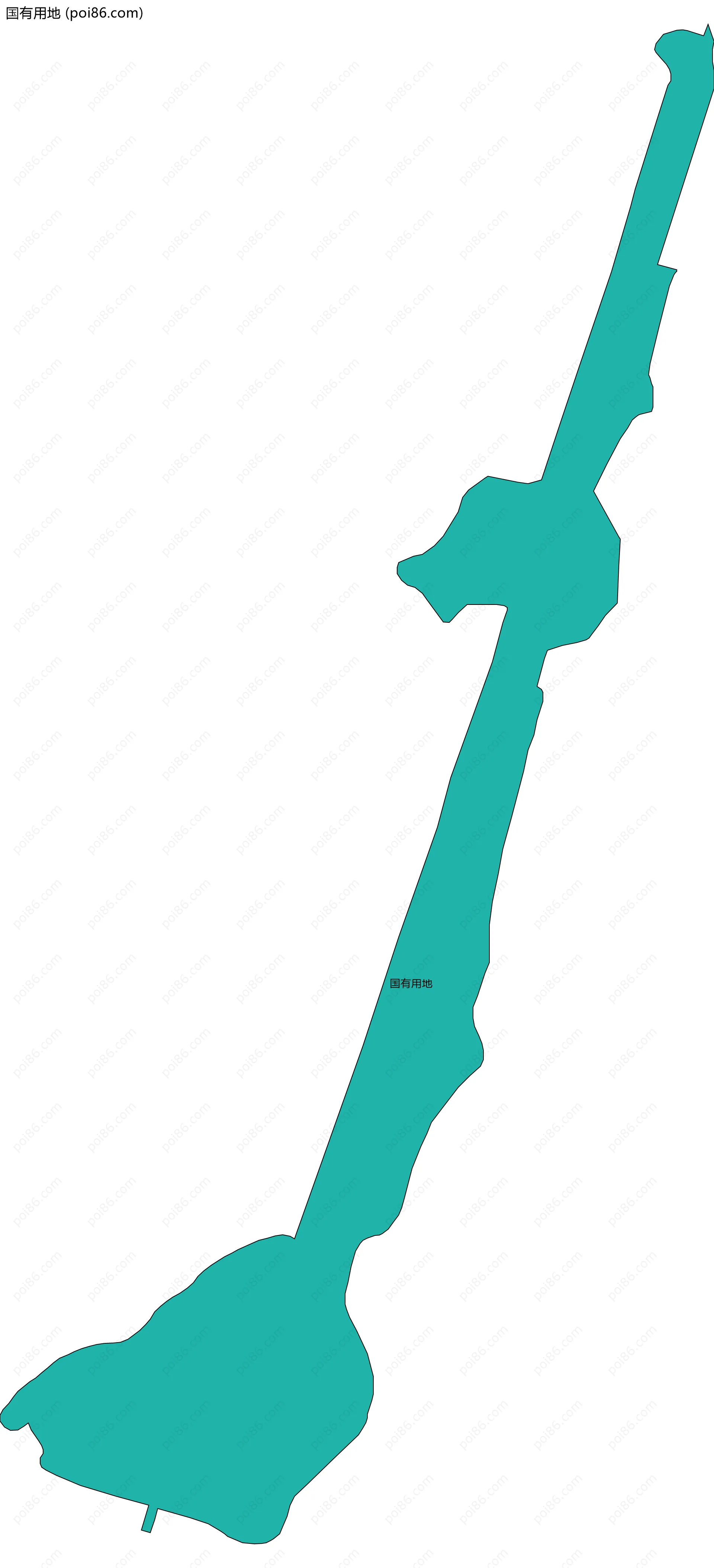 国有用地边界地图