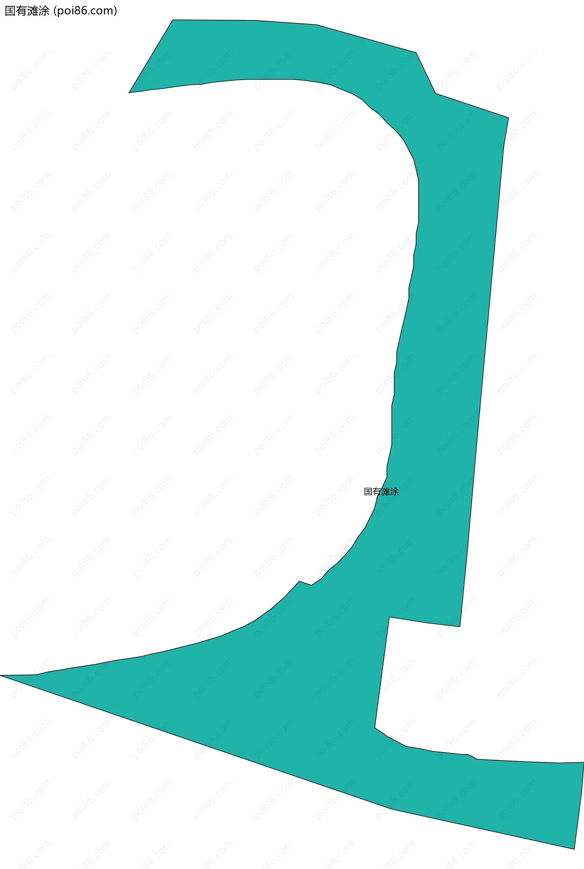 国有滩涂边界地图