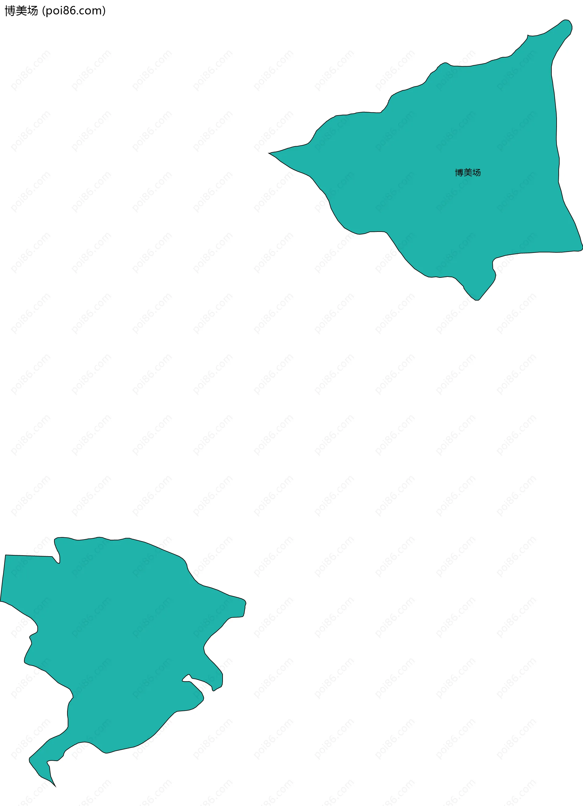 博美场边界地图