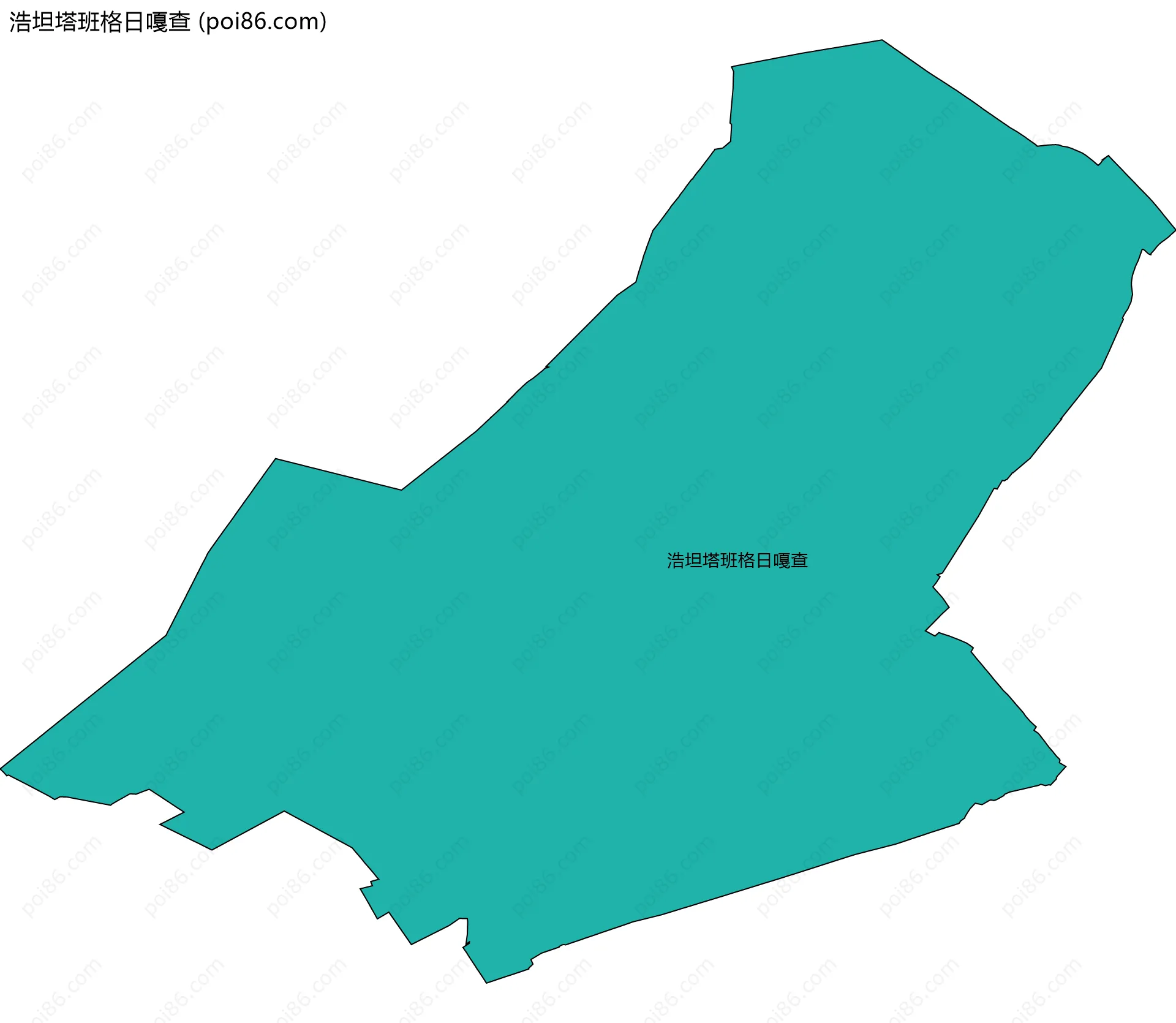 浩坦塔班格日嘎查边界地图
