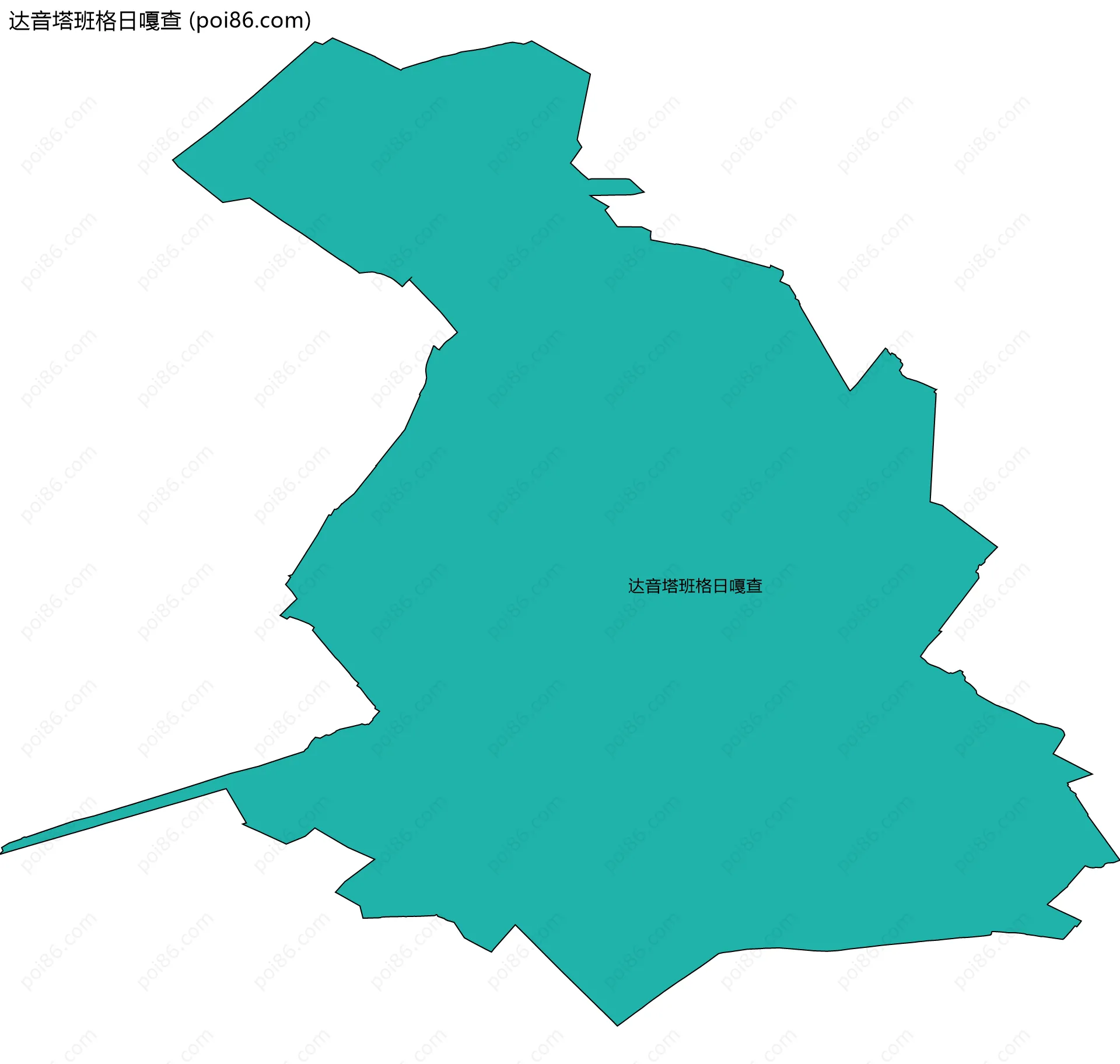 达音塔班格日嘎查边界地图