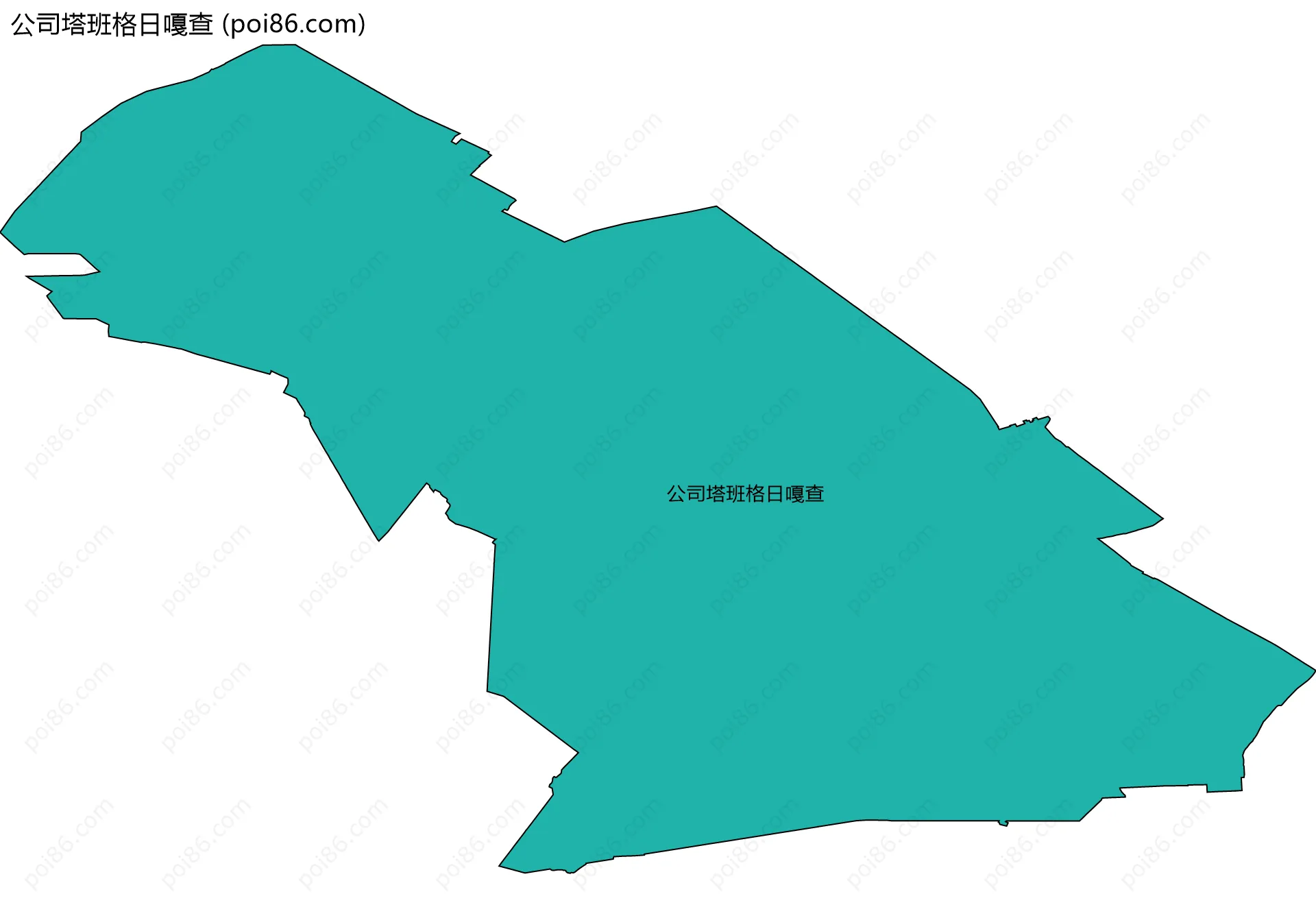 公司塔班格日嘎查边界地图