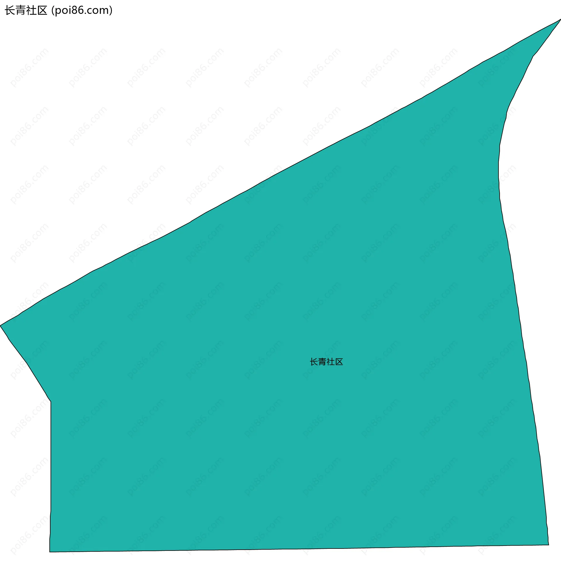 长青社区边界地图