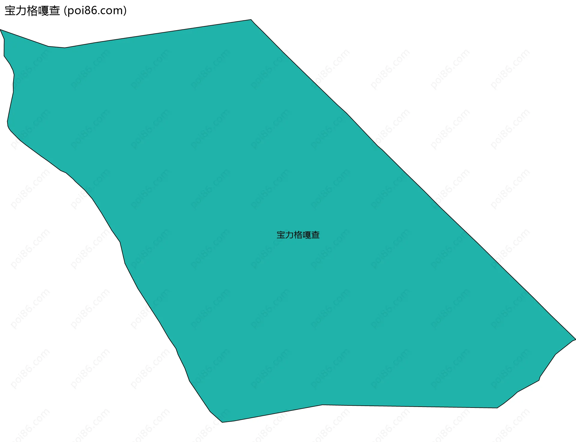 宝力格嘎查边界地图