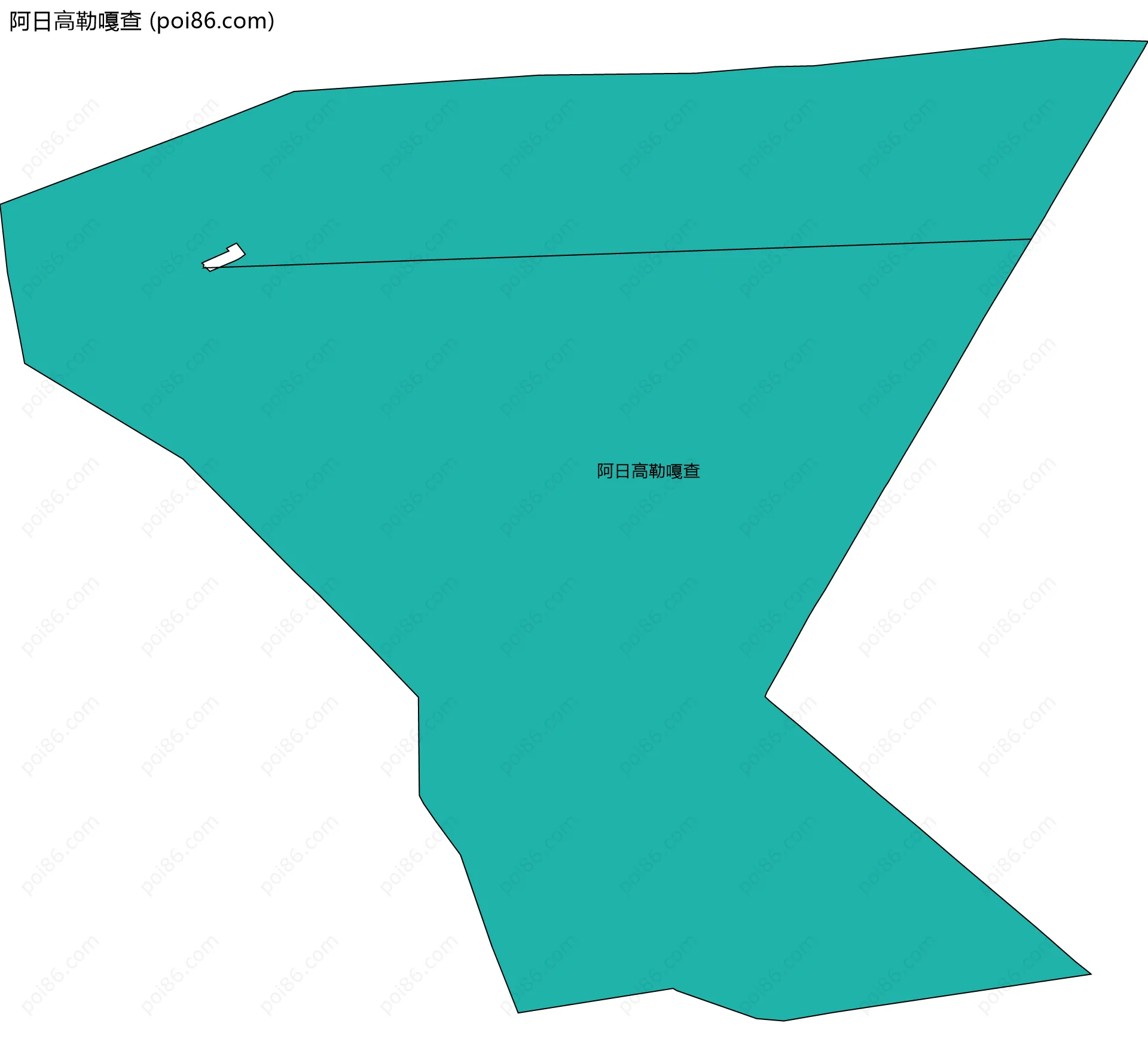 阿日高勒嘎查边界地图