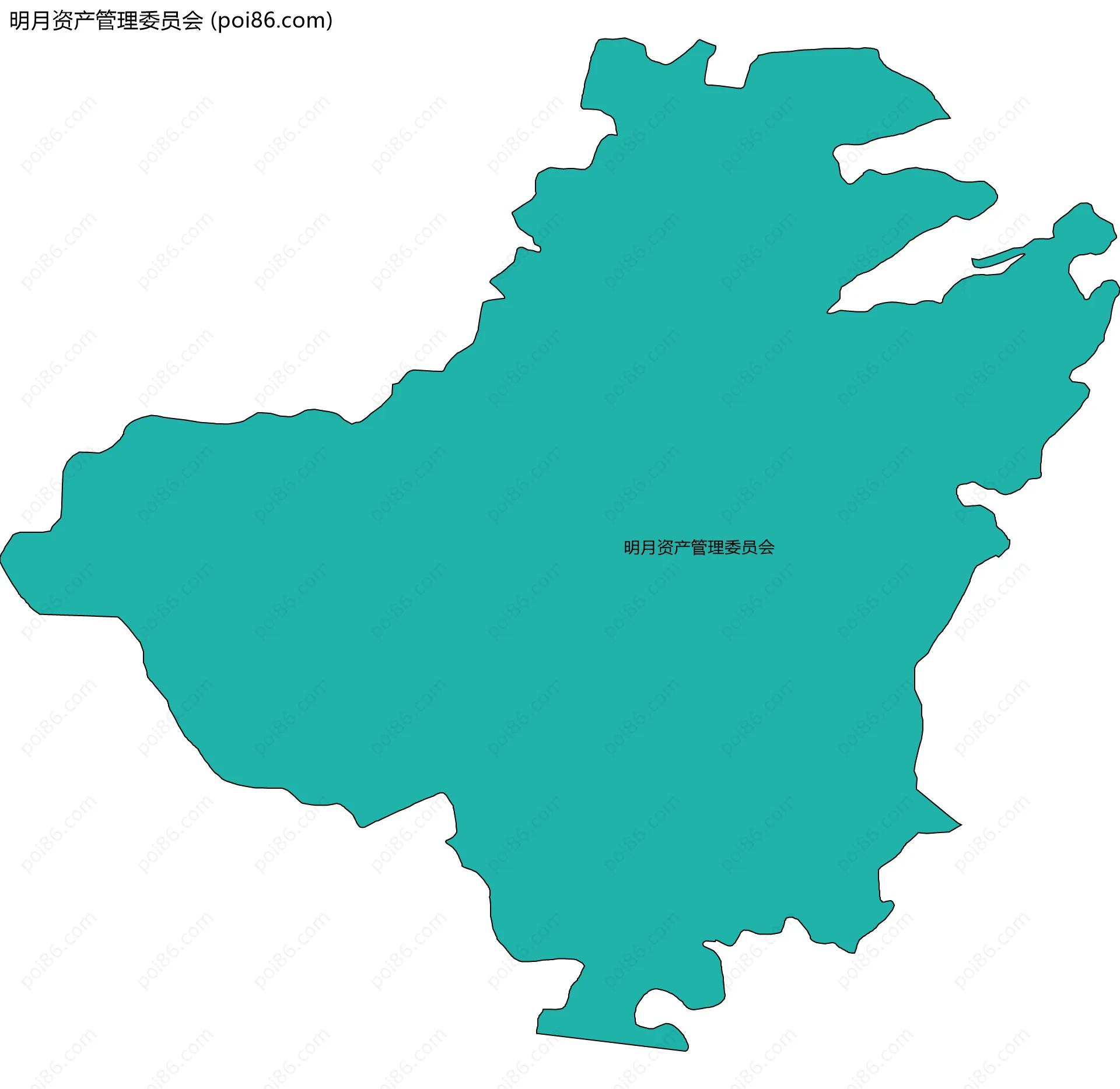 明月资产管理委员会边界地图