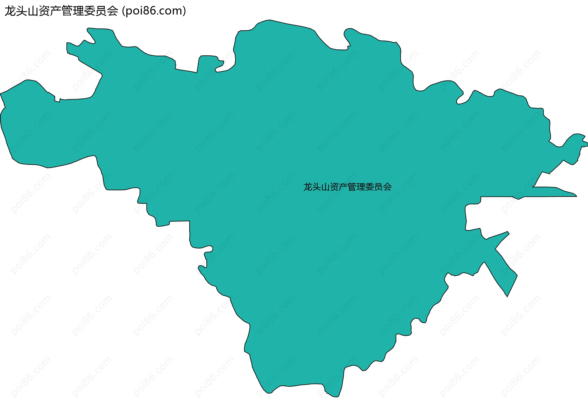 龙头山资产管理委员会边界地图