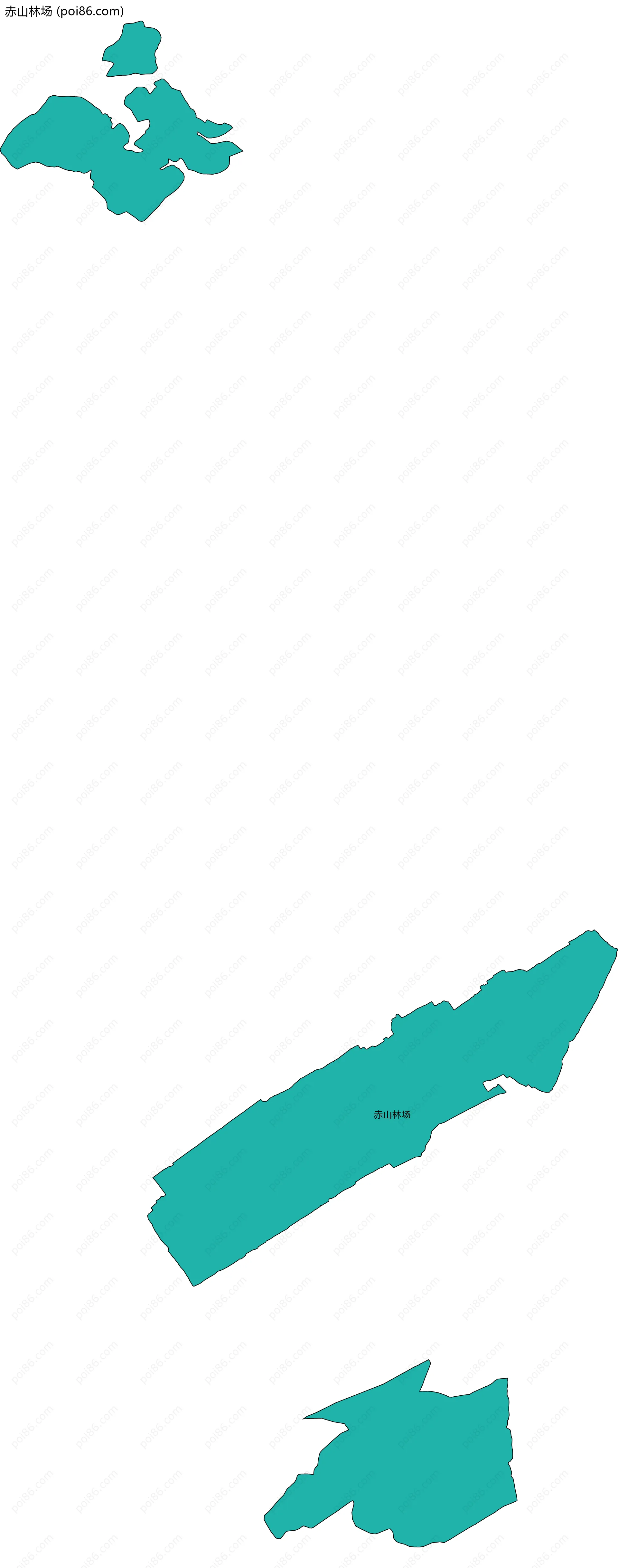 赤山林场边界地图