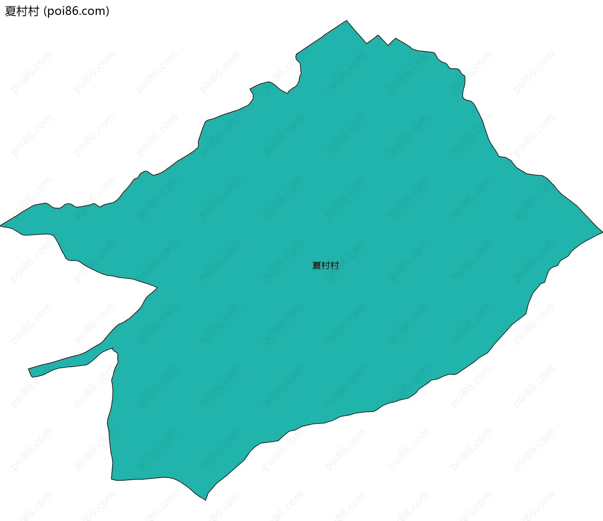 夏村村边界地图