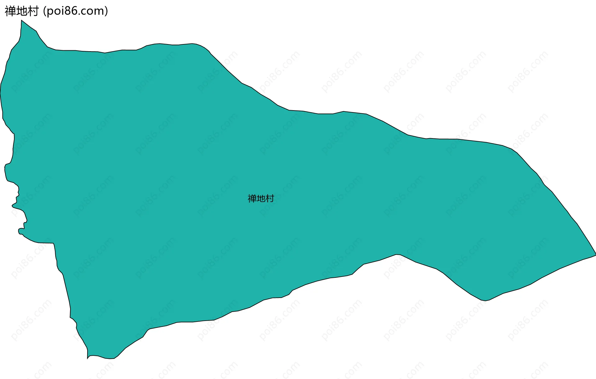 禅地村边界地图