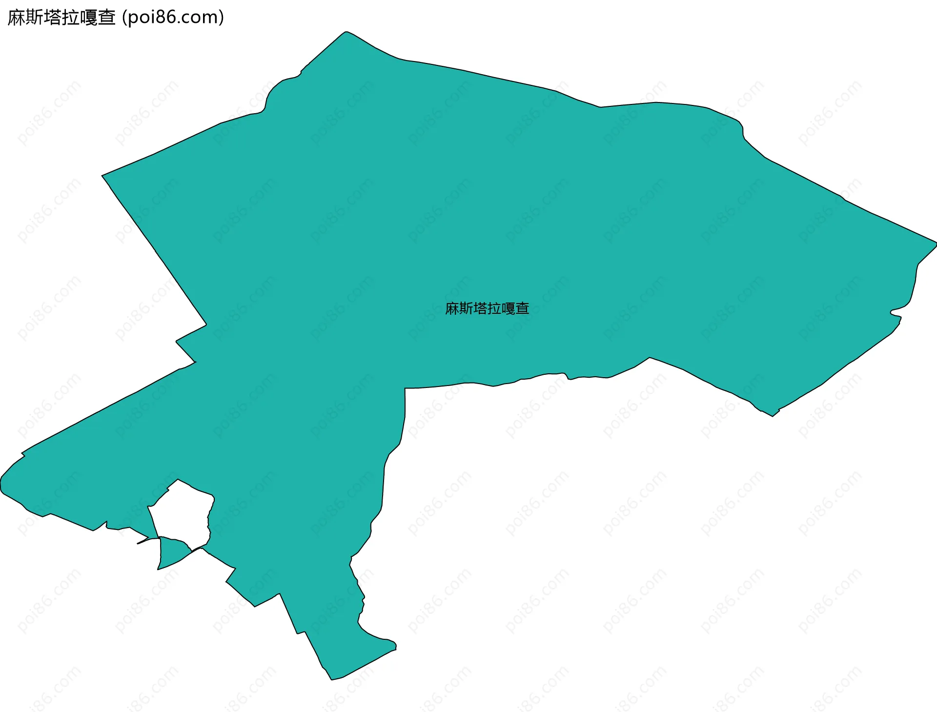 麻斯塔拉嘎查边界地图