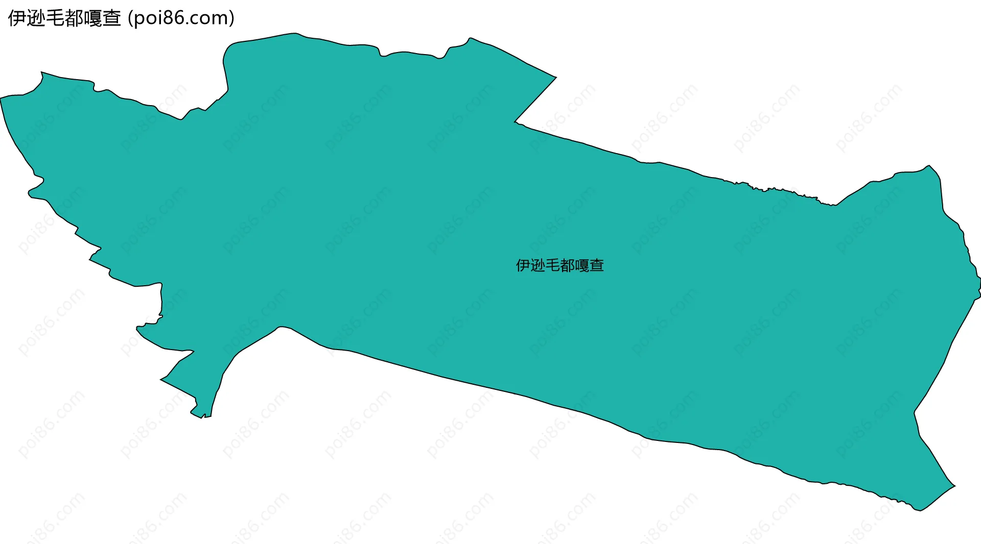 伊逊毛都嘎查边界地图