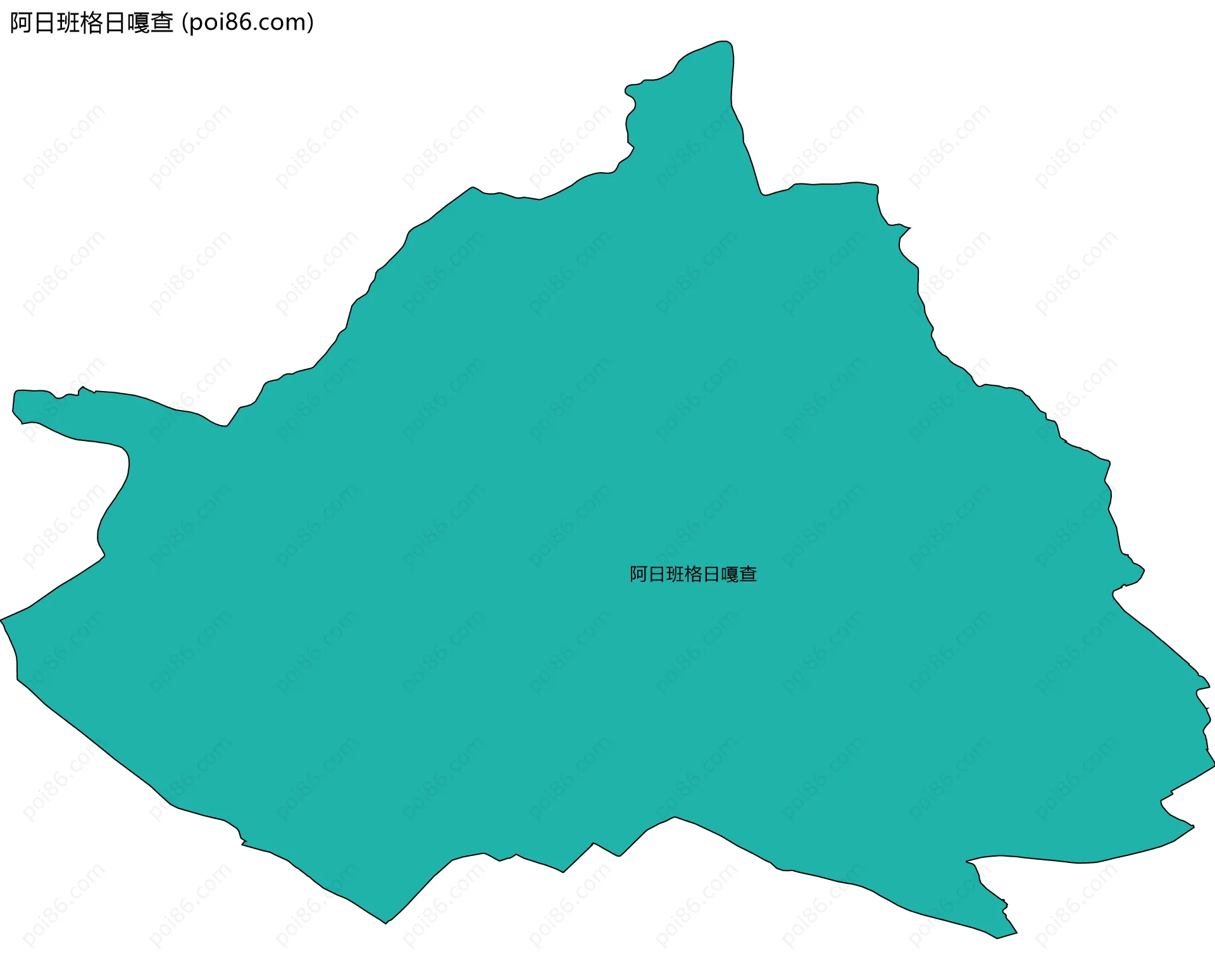阿日班格日嘎查边界地图