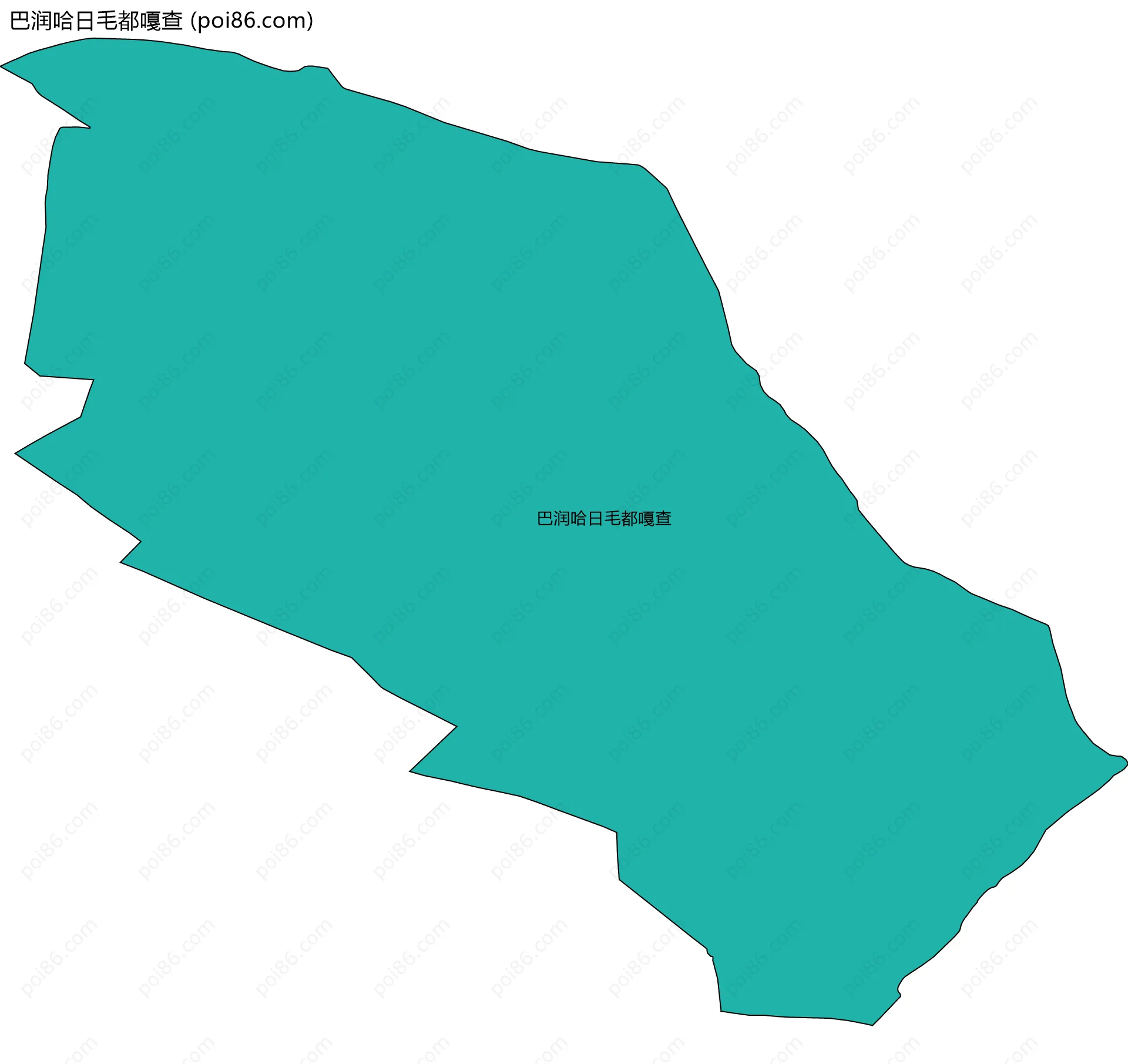 巴润哈日毛都嘎查边界地图