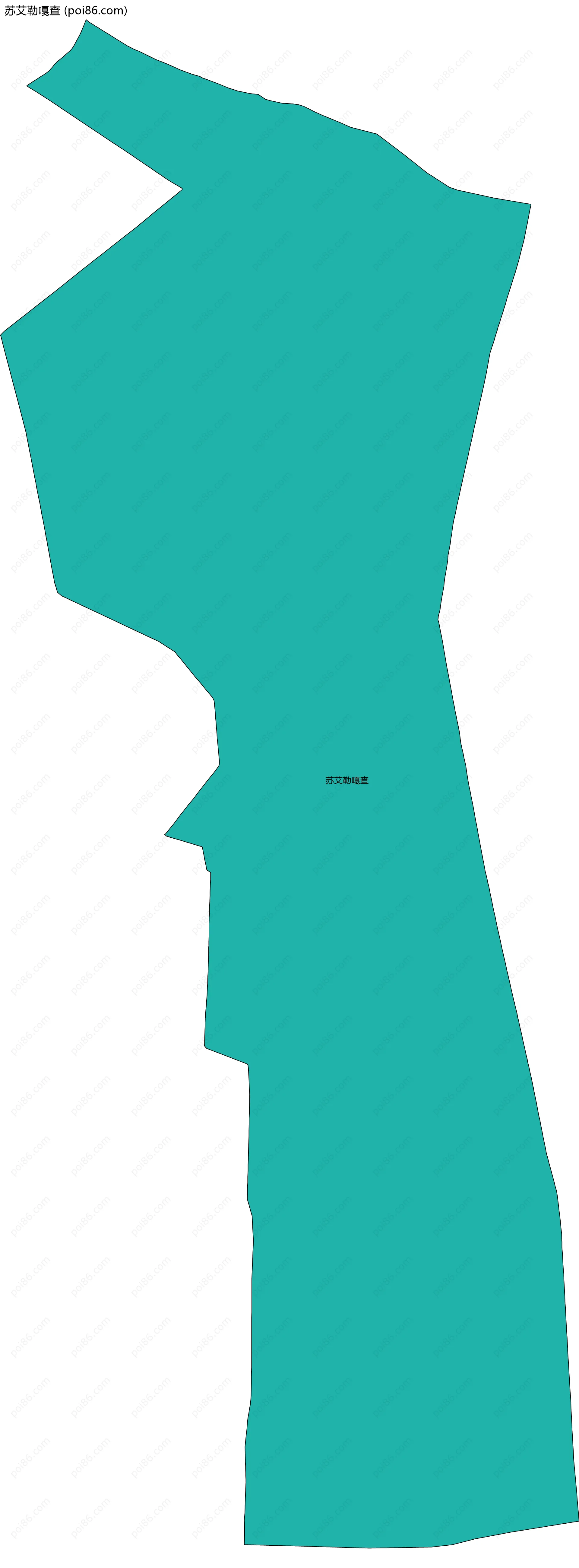 苏艾勒嘎查边界地图