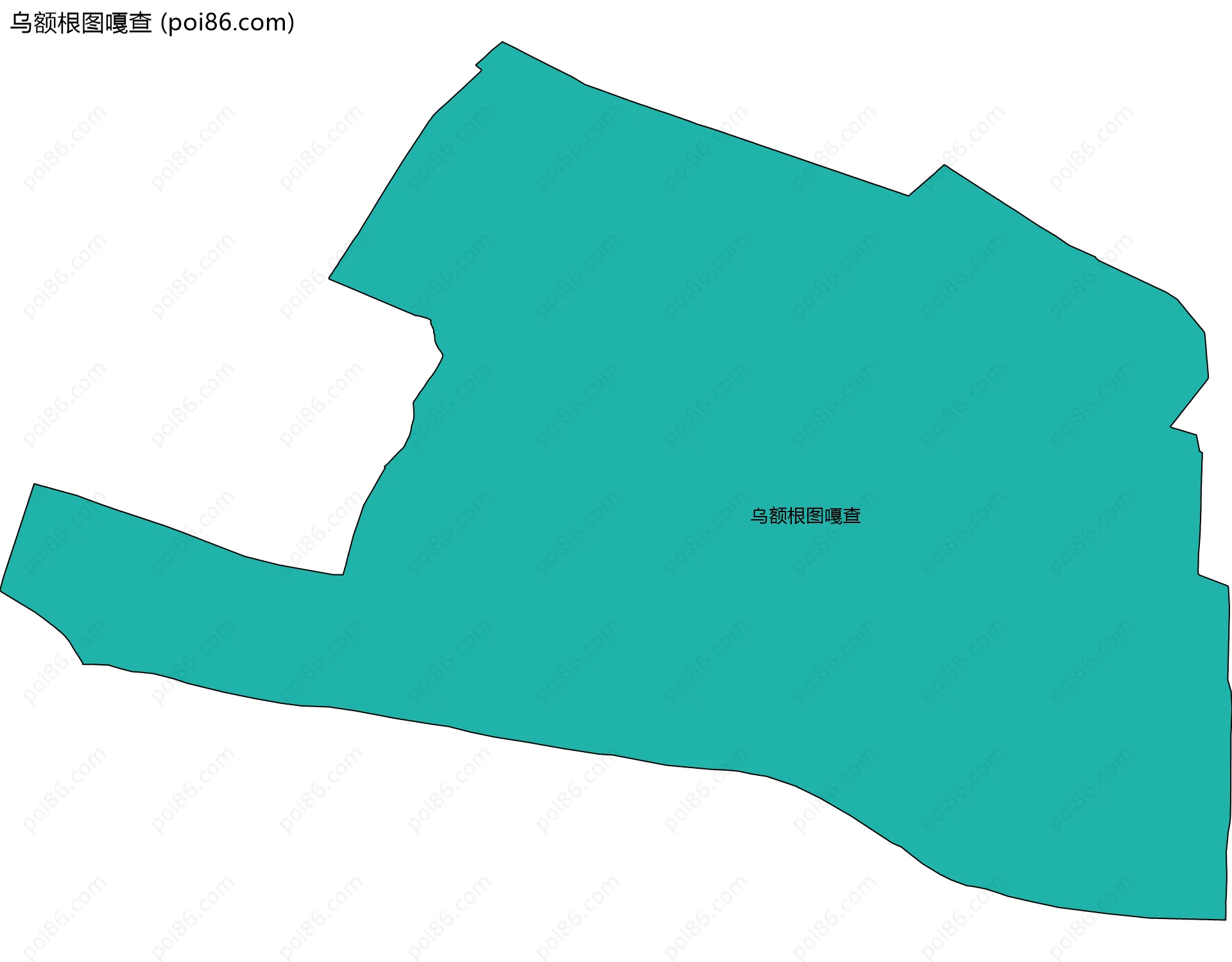 乌额根图嘎查边界地图