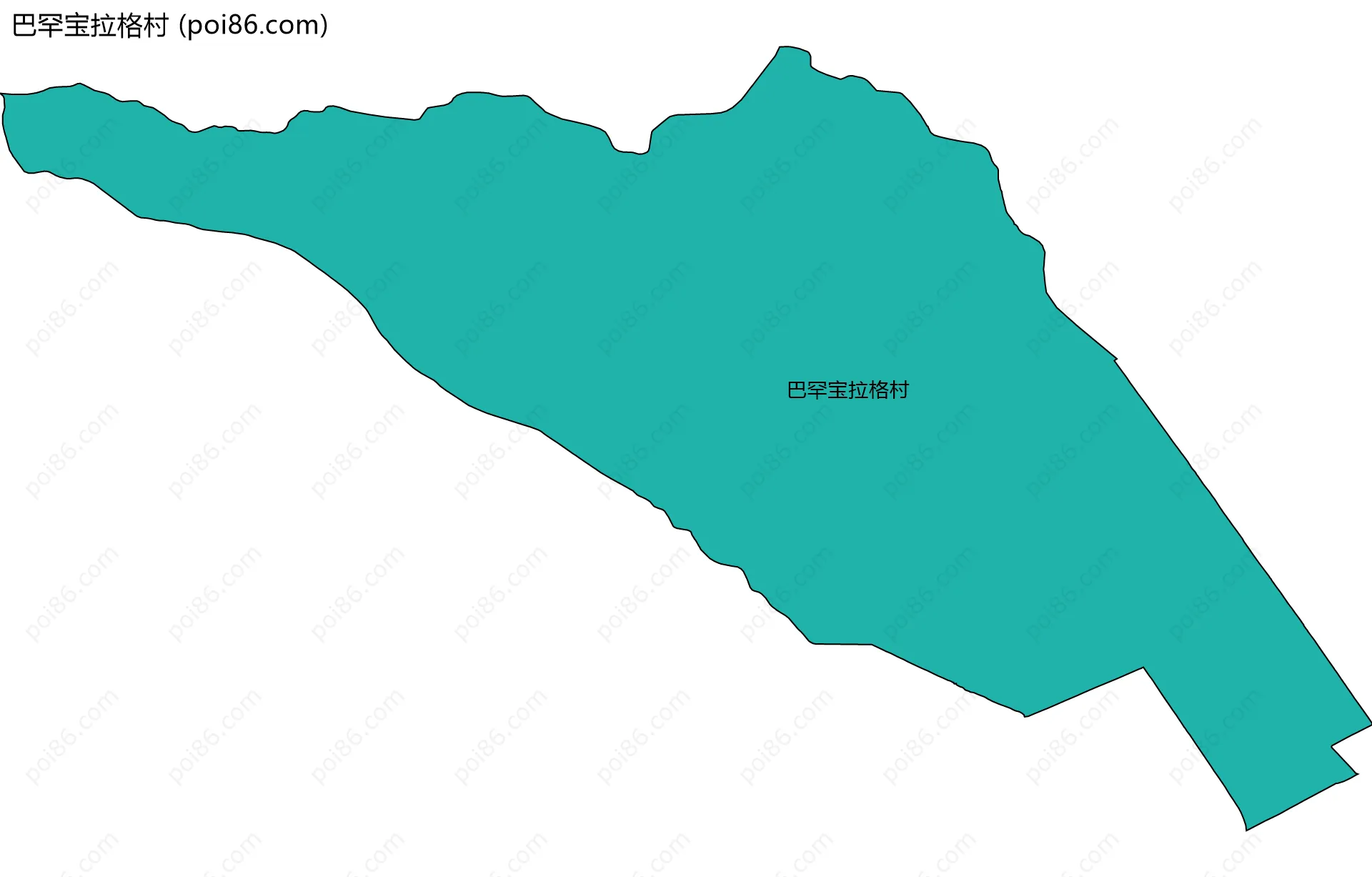 巴罕宝拉格村边界地图