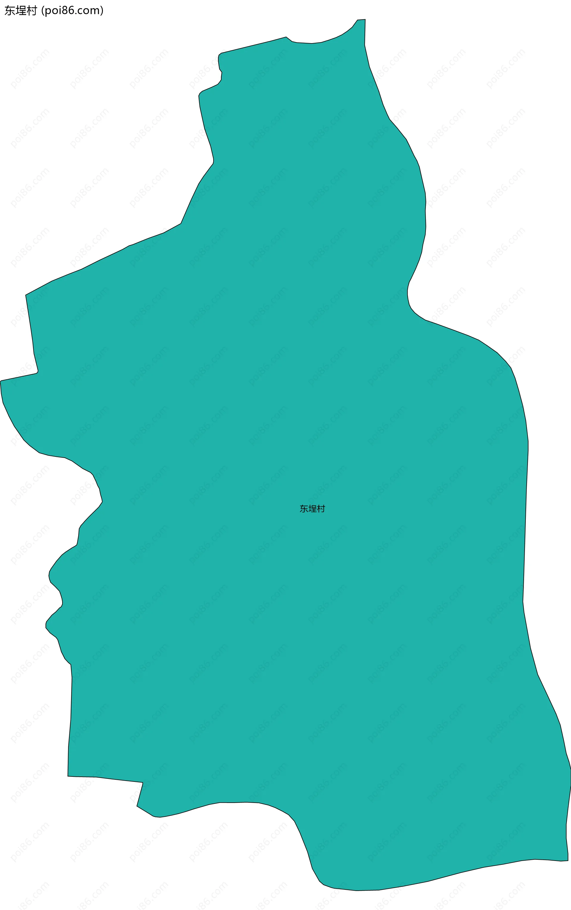 东埕村边界地图