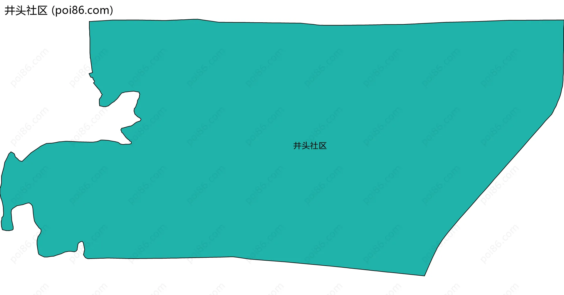 井头社区边界地图