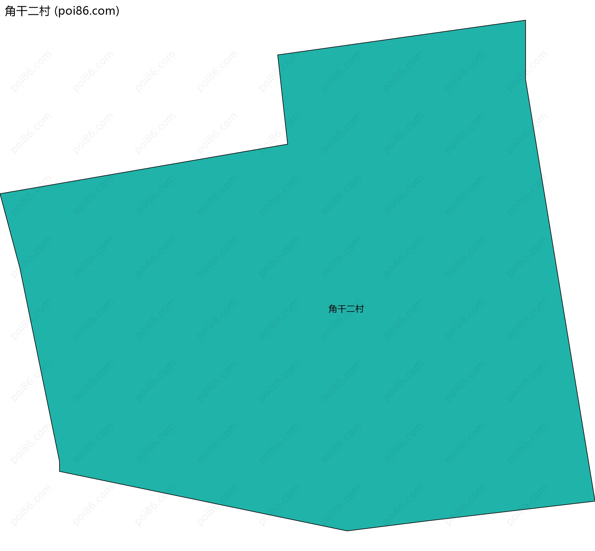 角干二村边界地图