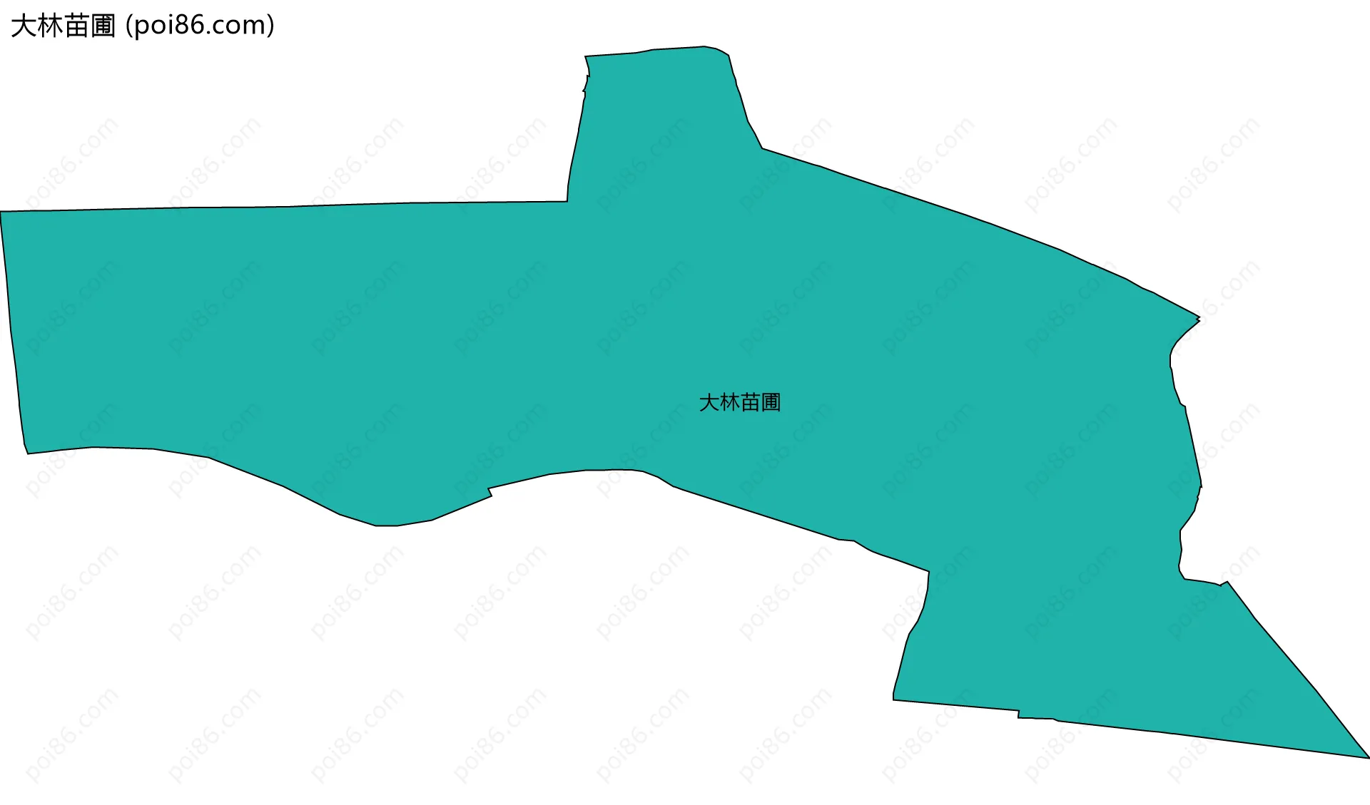 大林苗圃边界地图