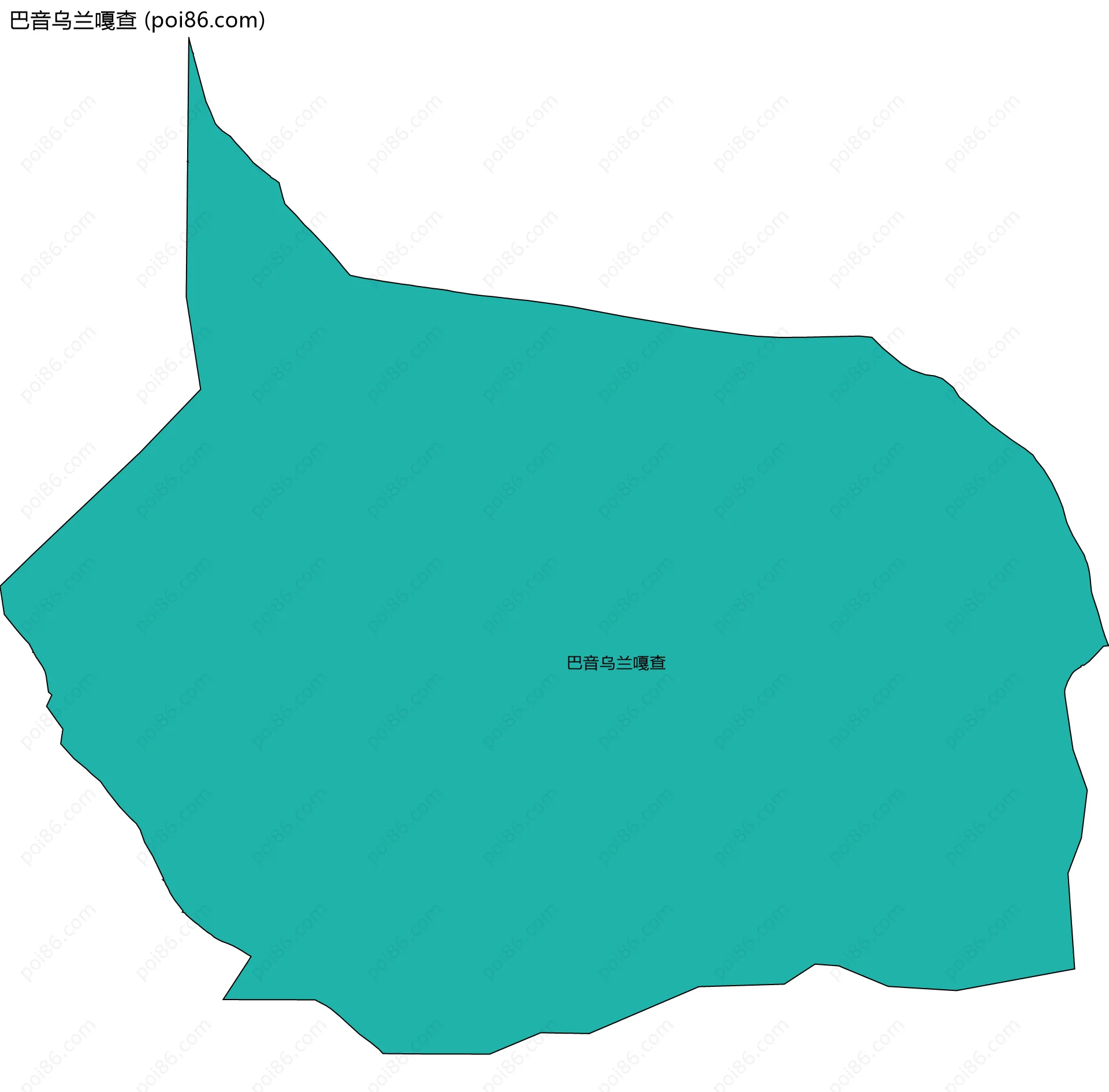 巴音乌兰嘎查边界地图