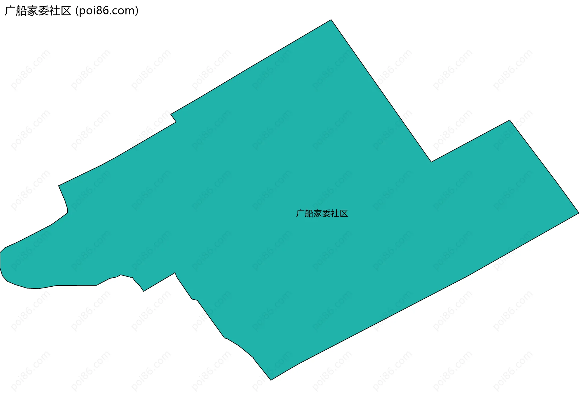 广船家委社区边界地图