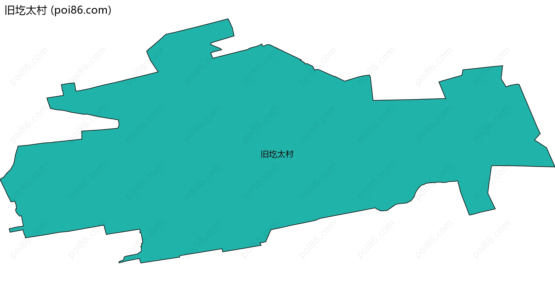 旧圪太村边界地图