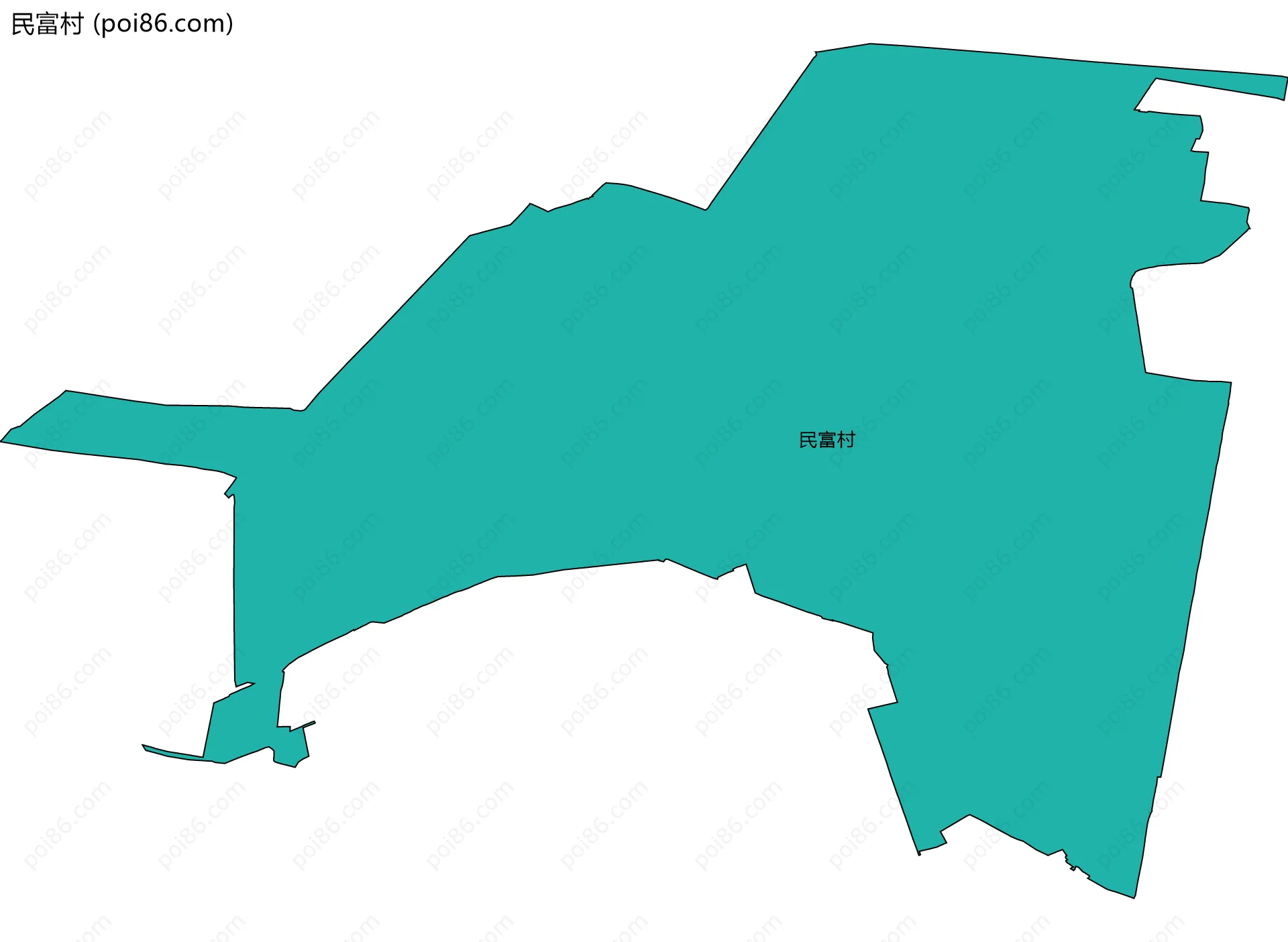 民富村边界地图
