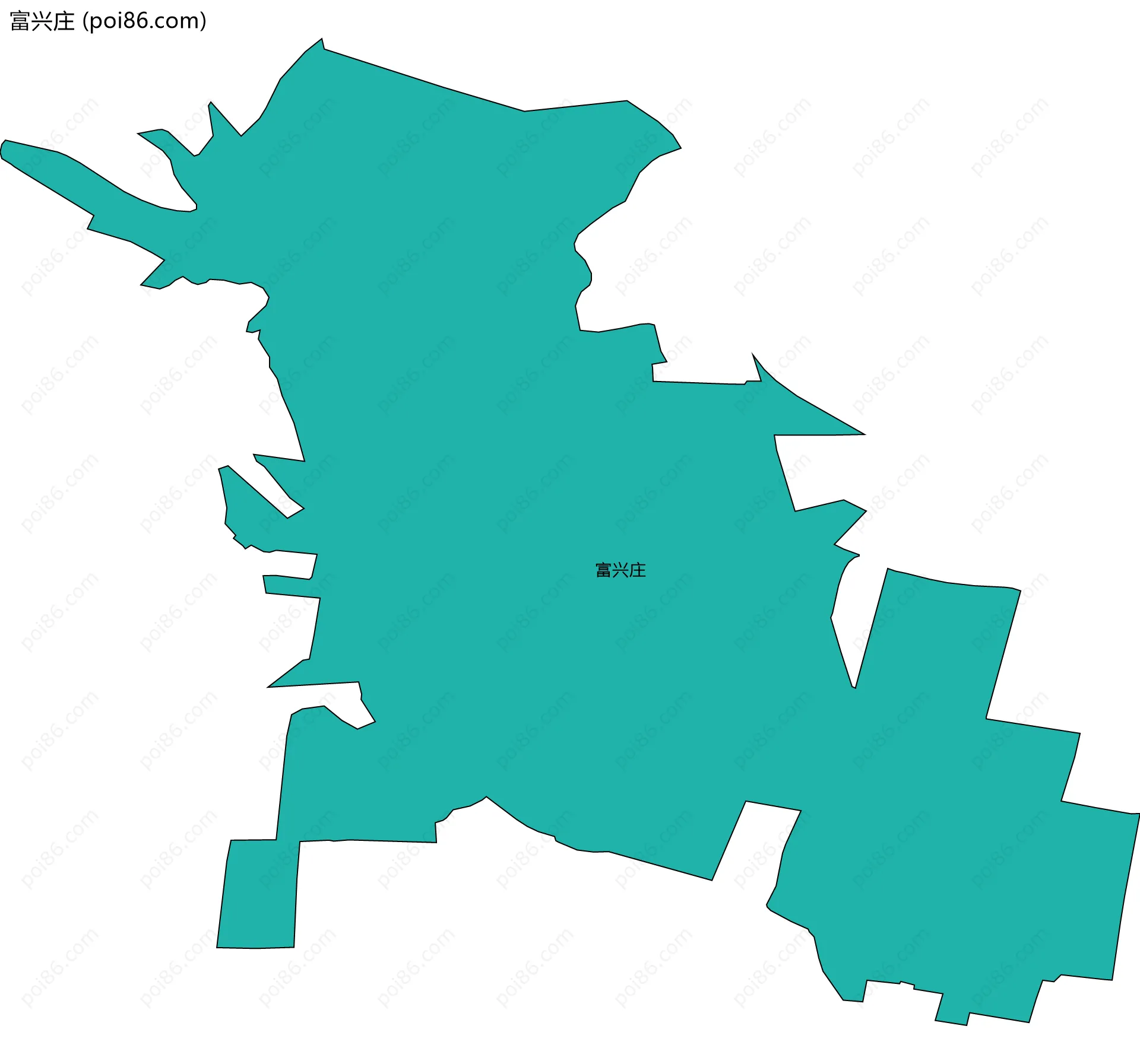富兴庄边界地图