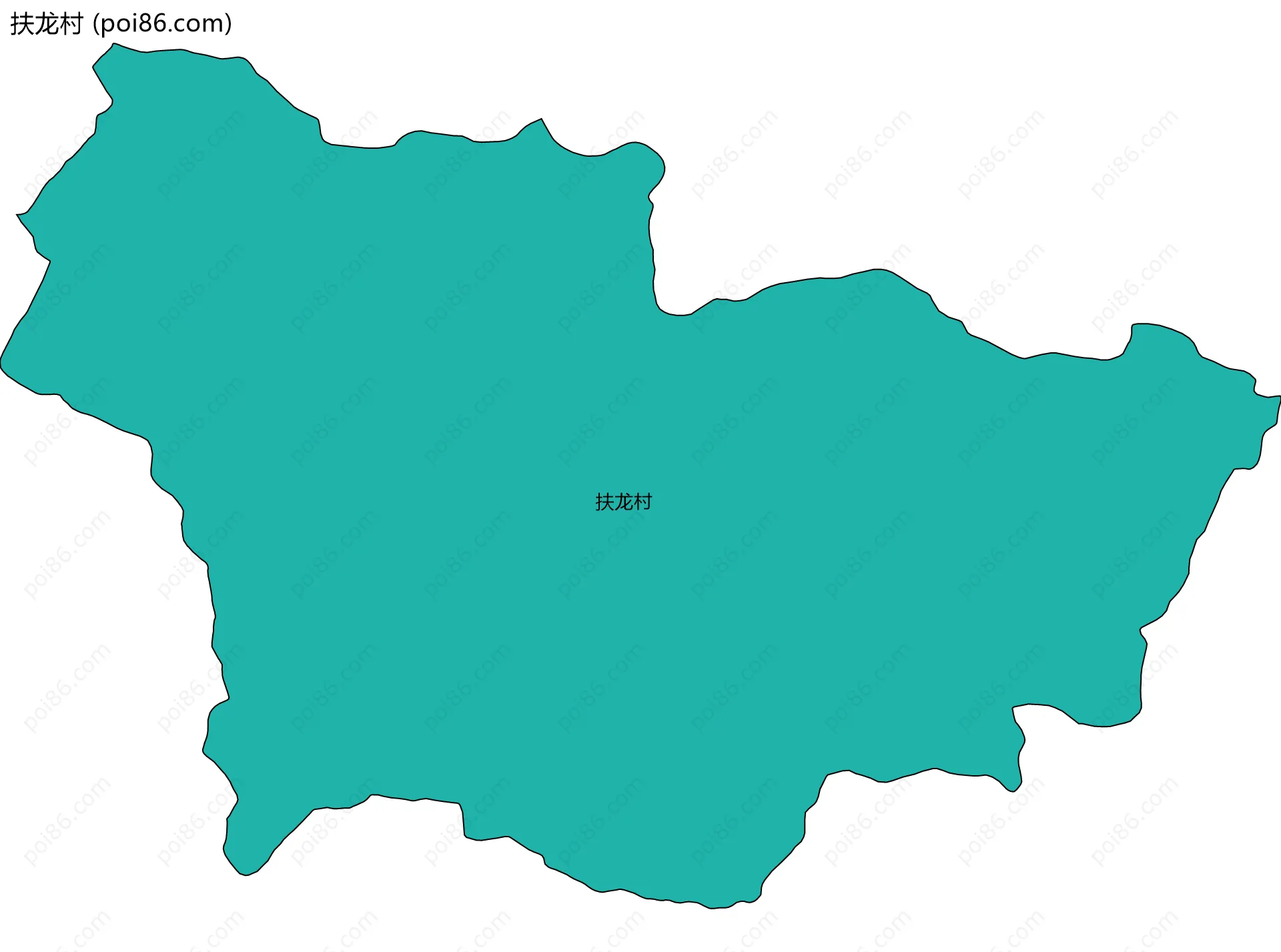 扶龙村边界地图