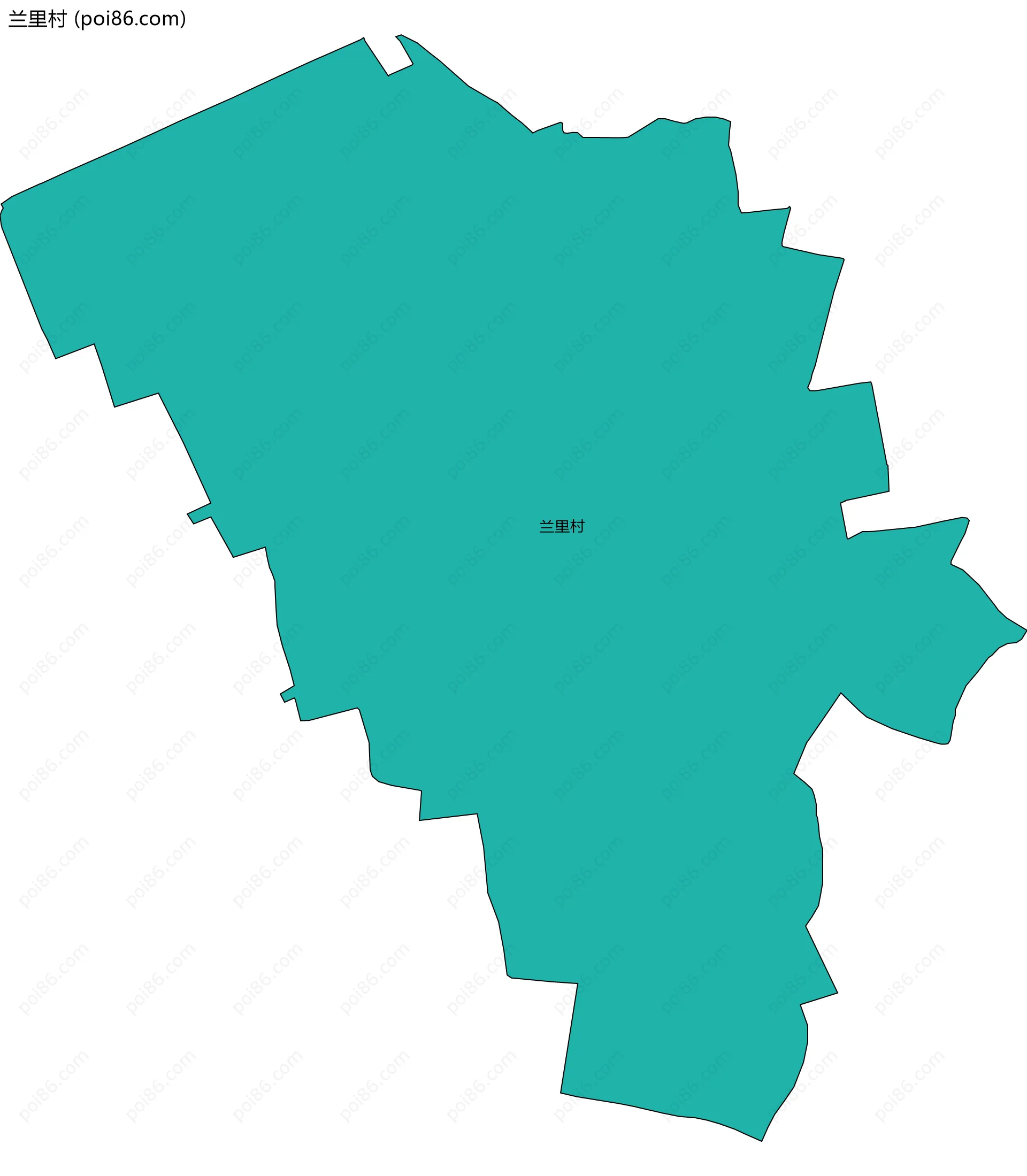 兰里村边界地图